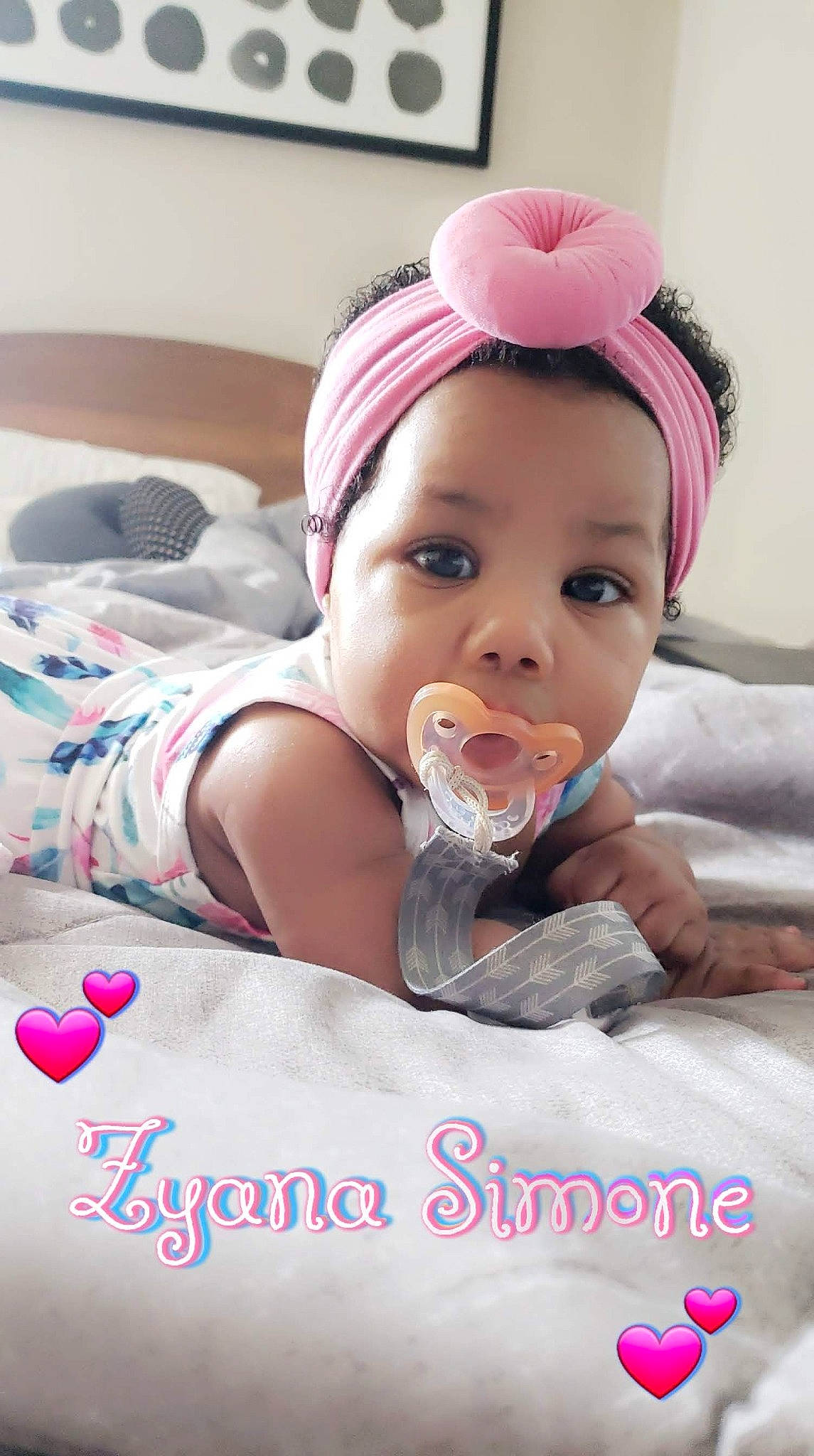 Zyana joined the competition — help win amazing prizes! baby, baby_toddler_clothing, cap, cheek, child, eyelash, face, fashion_accessory, finger, fun, happy, headgear, headpiece, linens, lip, magenta, mouth, person, pink, skin