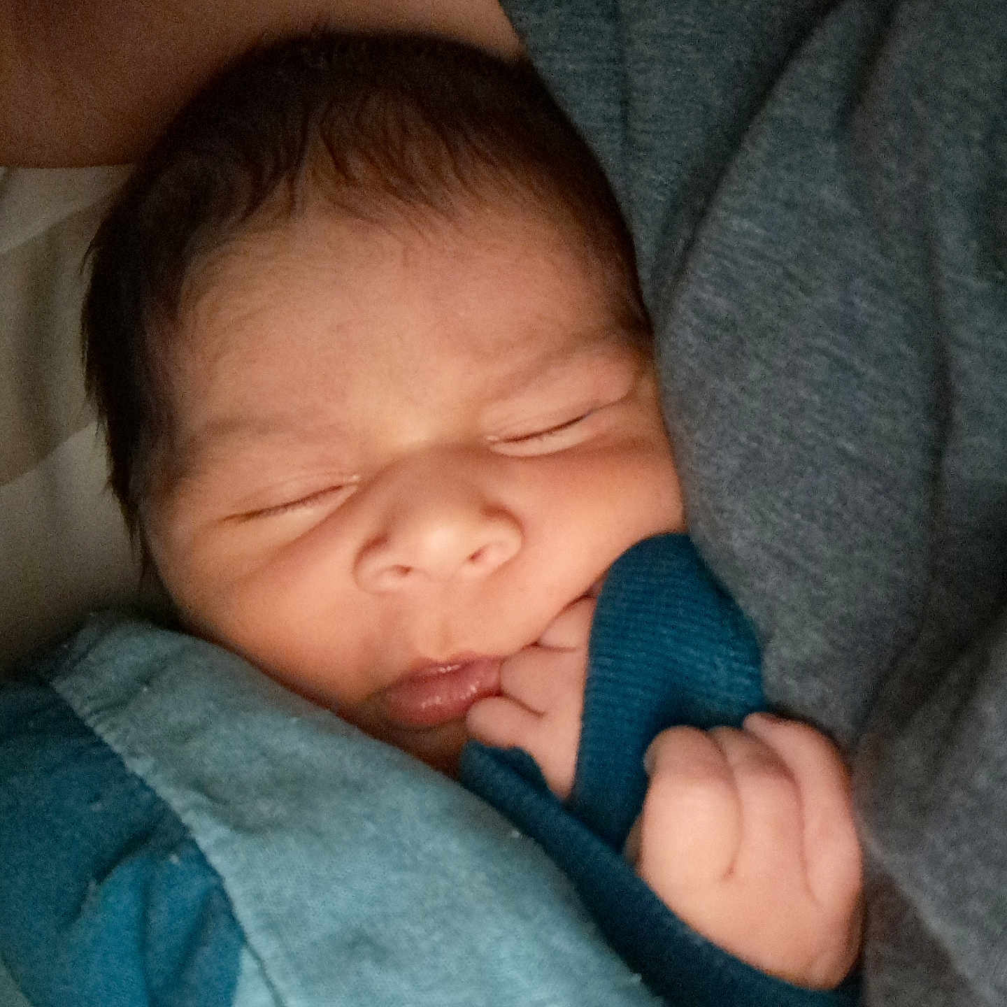 Alonso Fermin joined the competition — help win amazing prizes! baby, blanket, child, closeup, clothing, comfort, cozy, cute, face, hand, infant, newborn, peaceful, portrait, rest, sleeping, snuggle, soft, tiny, warm