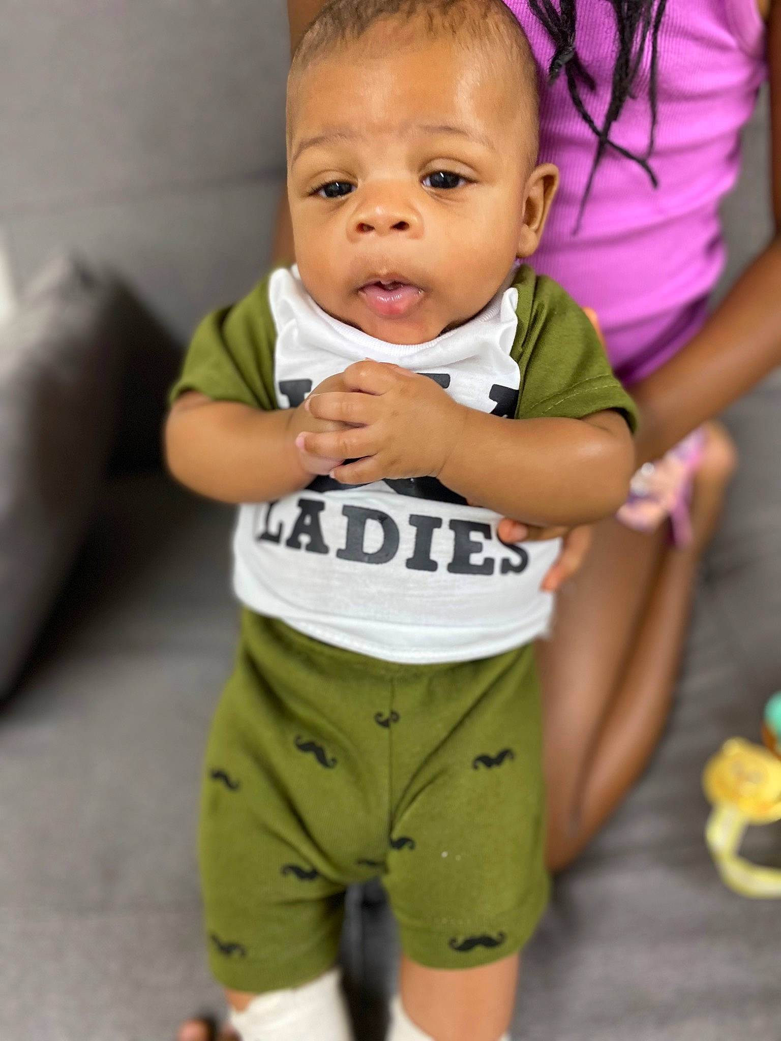 Tymen joined the competition — help win amazing prizes! baby, baby_toddler_clothing, cheek, child, eye, eyelash, facial_expression, fun, gesture, happy, person, photograph, photography, portrait_photography, skin, sleeve, smile, sportswear, t_shirt, toddler