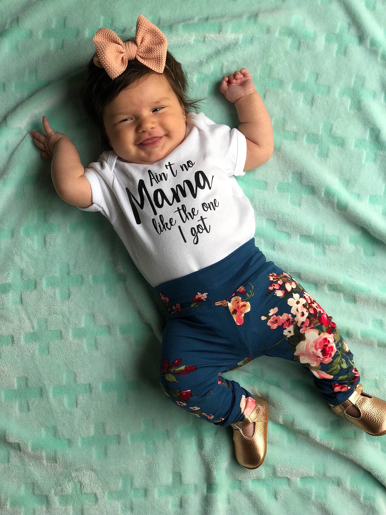 Avalyn is registered to the contest to win money with this photo: baby, child, fun, happy, joy, person, sleeve, smile, t_shirt, toddler