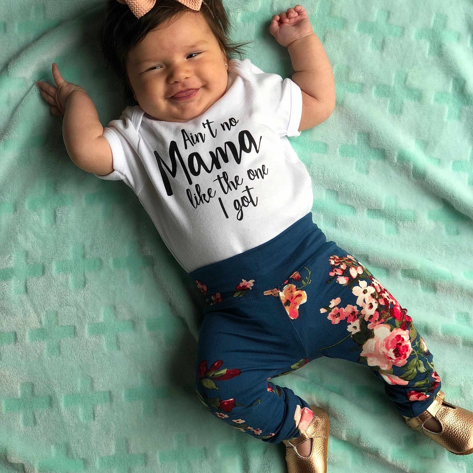 Avalyn is registered to the contest to win money with this photo: baby, child, fun, happy, joy, person, sleeve, smile, t_shirt, toddler