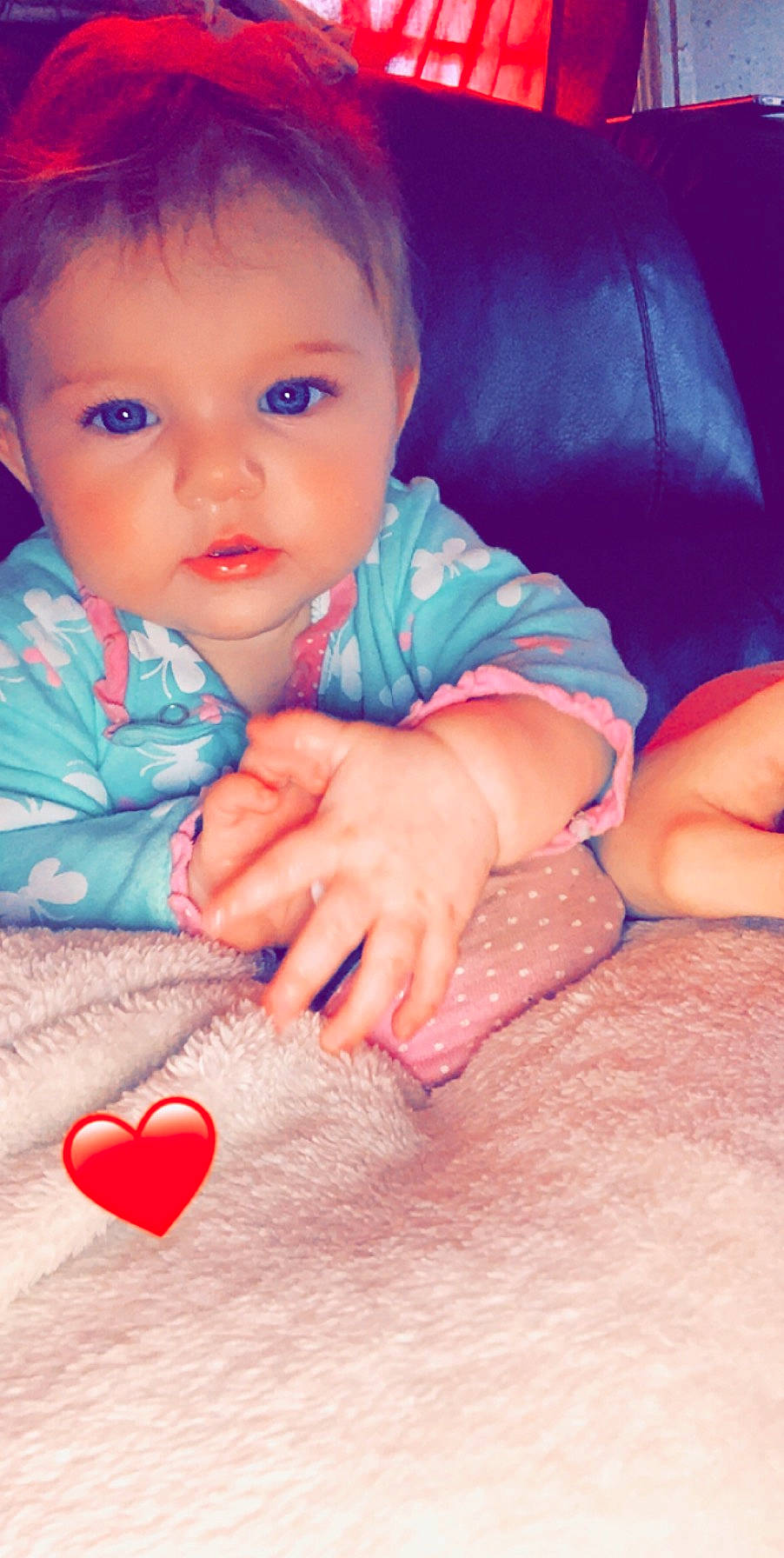 Freya joined the competition — help win amazing prizes! baby, cheek, child, eye, finger, fun, hand, lip, mouth, nail, nose, person, pink, play, skin, smile, thumb, toddler, tummy_time