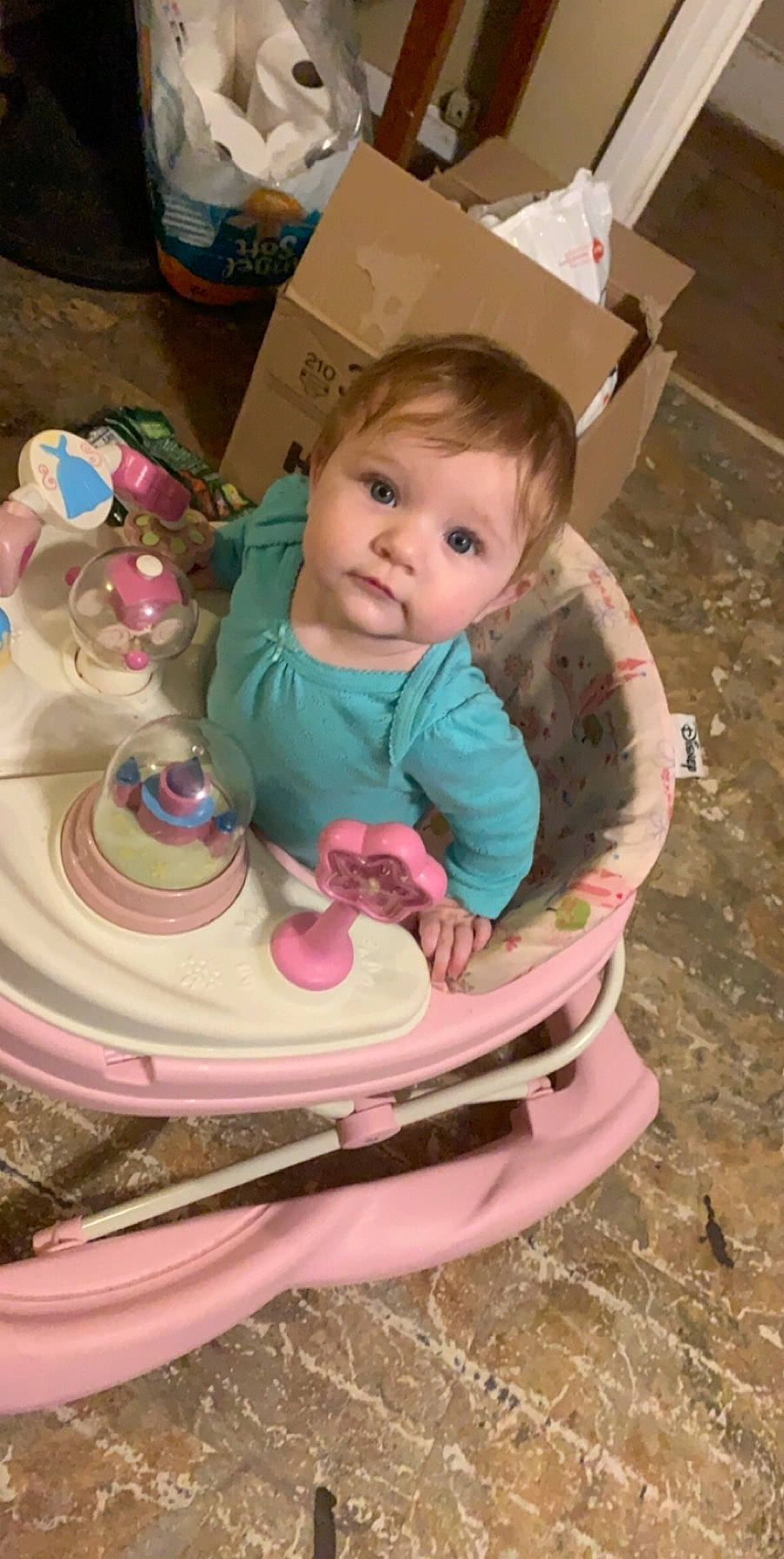 Freya is registered to the contest to win money with this photo: baby, child, person, pink, play, sugar_paste, toddler