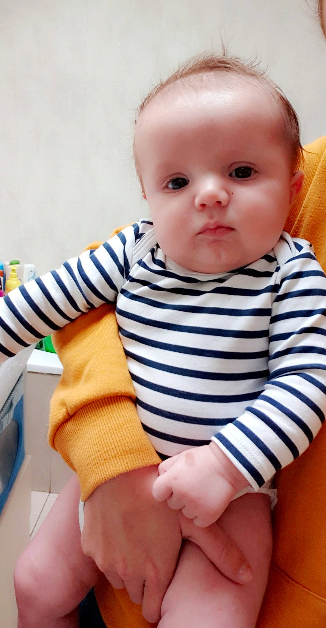 Daymon participe au concours pour gagner de l'argent avec cette photo : baby, baby_products, baby_toddler_clothing, cheek, child, person, product, skin, toddler