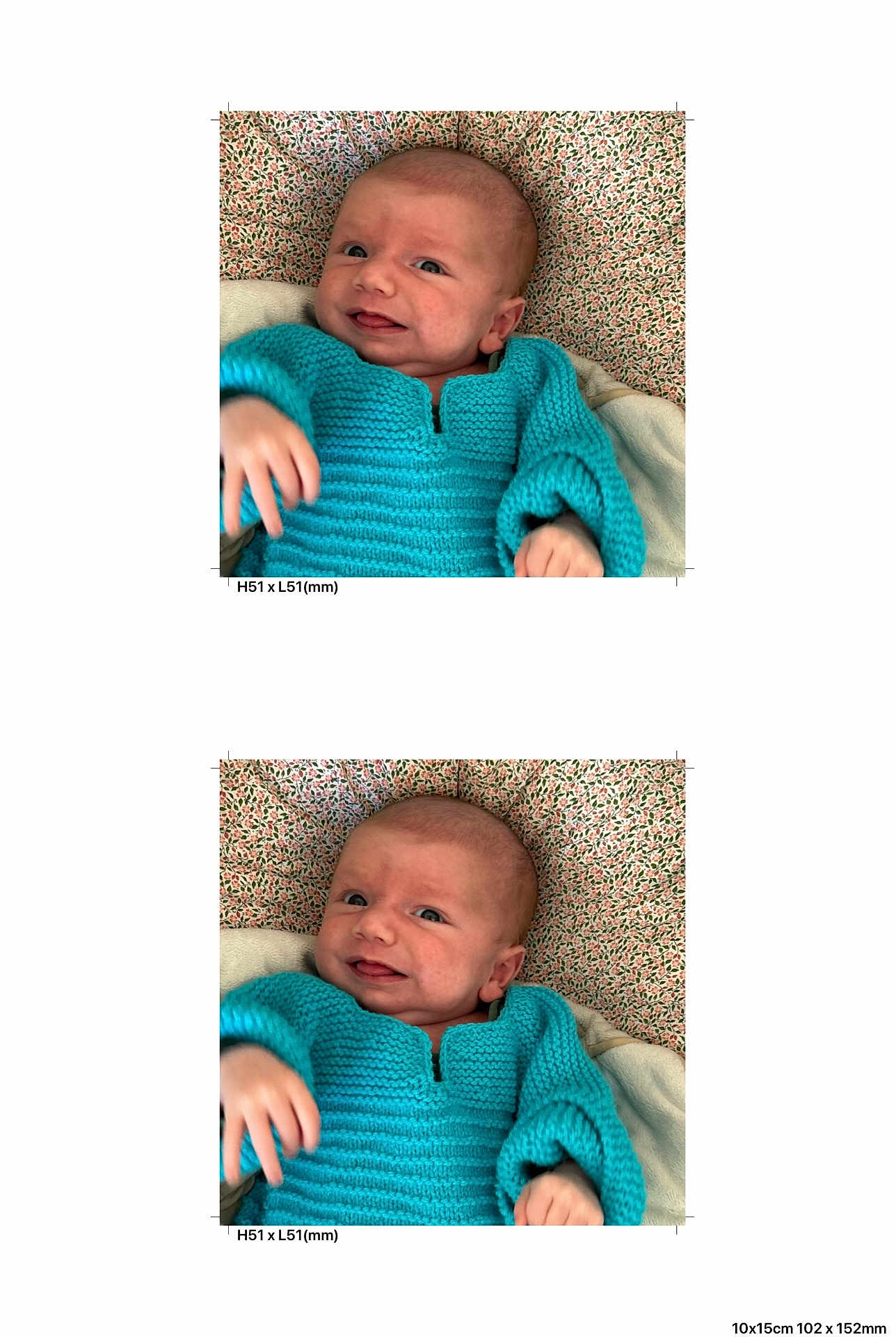 Maximilien a rejoint le concours — aidez-le/la à gagner de superbes lots ! baby, infant, blue_sweater, knitted_clothing, floral_pattern, cushion, cute, expression, portrait, child, newborn, hand, face, lying_down, fabric, indoor, person, smile, closeup, skin