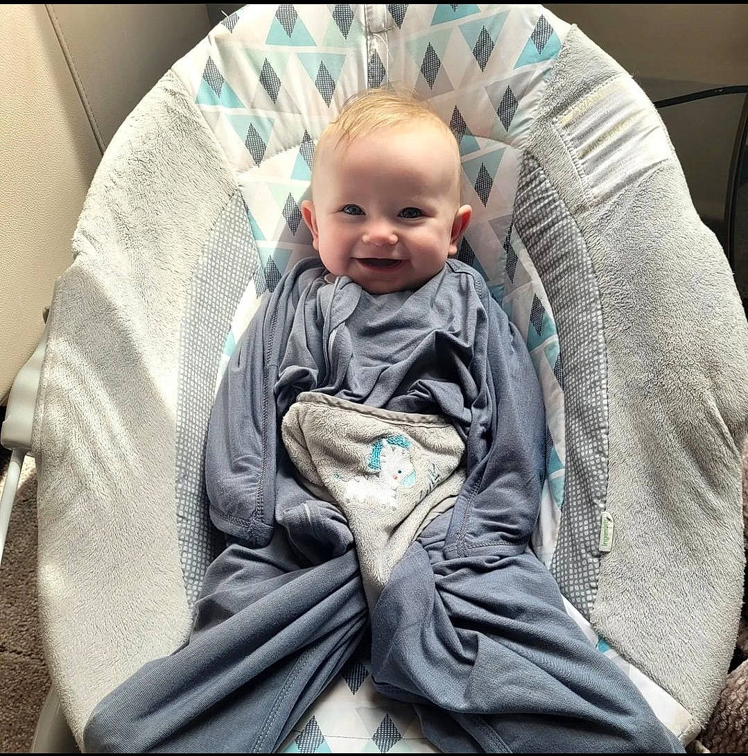 Josephine joined the competition — help win amazing prizes! auto_part, baby, baby_carriage, baby_in_car_seat, car_seat, car_seat_cover, child, comfort, cool, electric_blue, facial_expression, happy, head_restraint, joy, mammal, outerwear, person, seat_belt, sleeve, smile