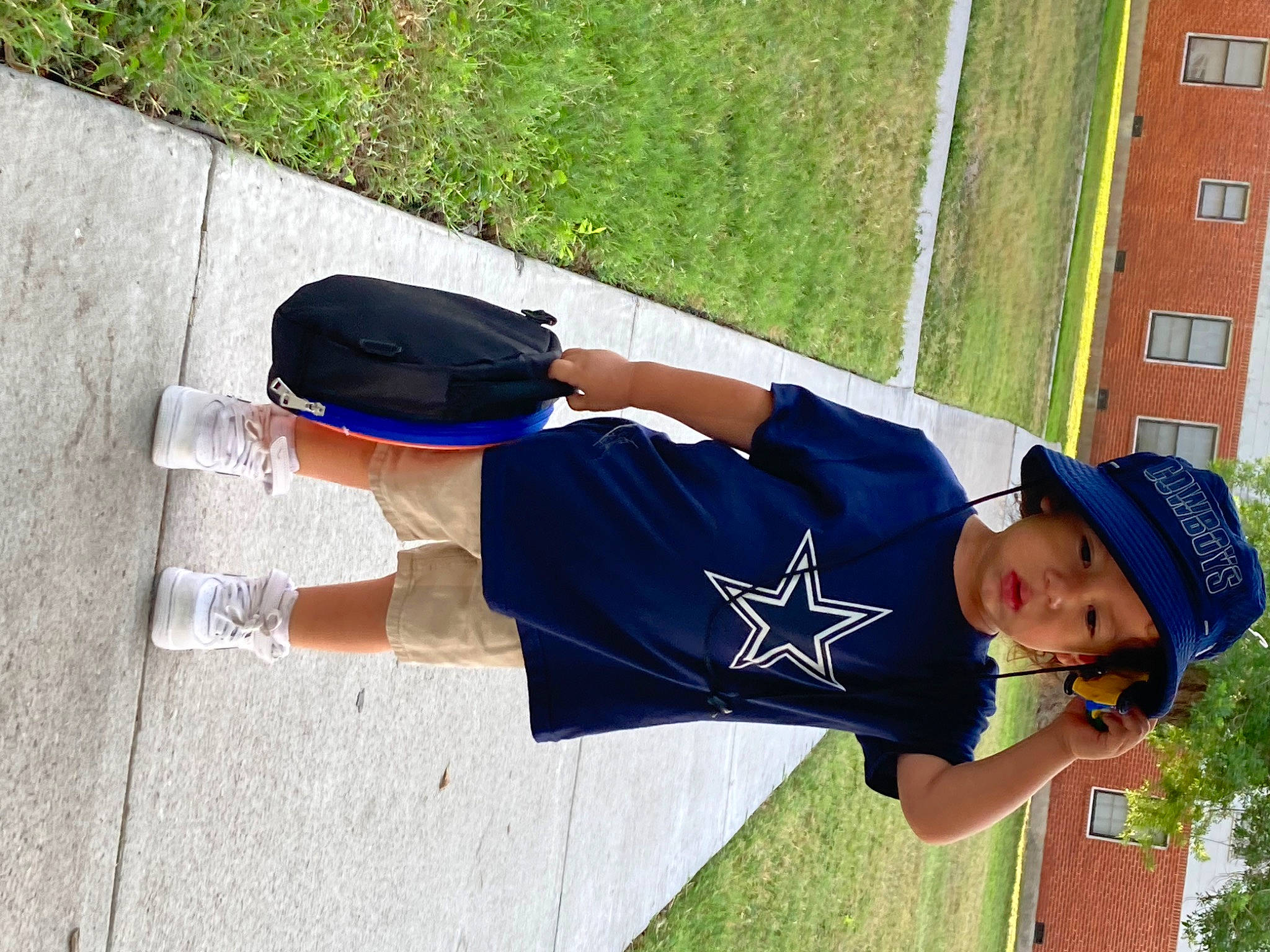 Jose joined the competition — help win amazing prizes! baseball_cap, cap, clothing, elbow, electric_blue, grass, green, hat, headgear, headwear, jersey, joint, knee, leisure, line, person, shorts, sleeve, sportswear, t_shirt