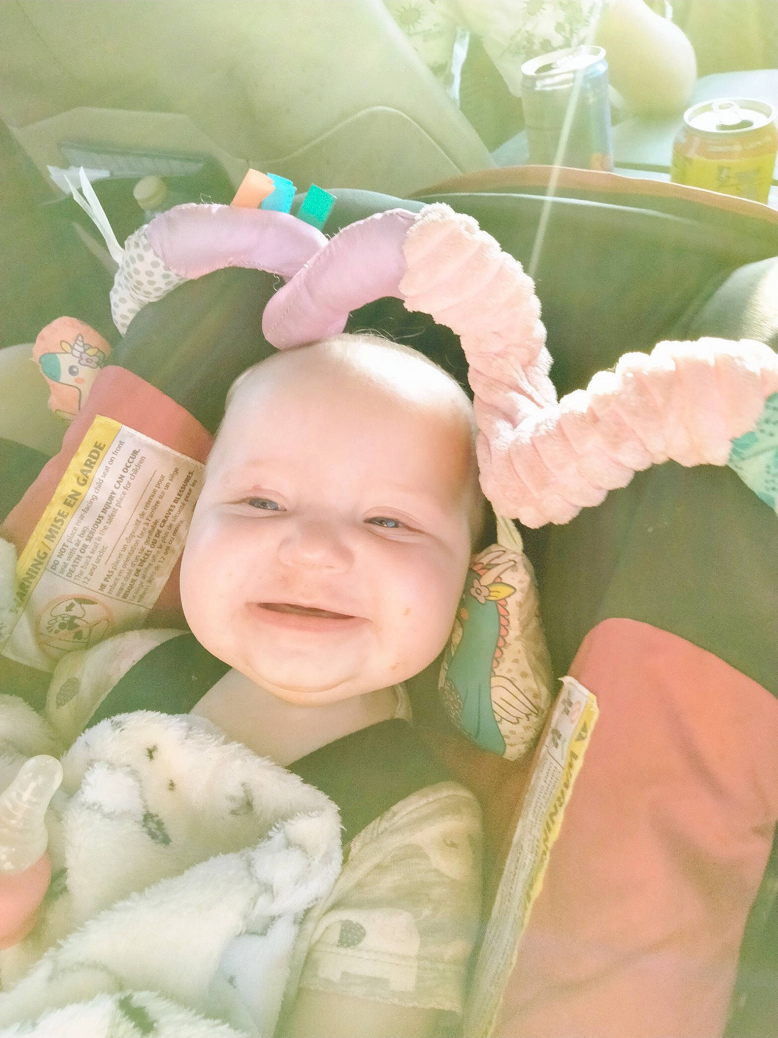 Orchid joined the competition — help win amazing prizes! baby, baby_products, baby_safety, baby_toddler_clothing, baby_toys, chair, cheek, child, comfort, eye, fashion_accessory, grass, green, happy, head, infant_bed, joy, linens, person, sitting