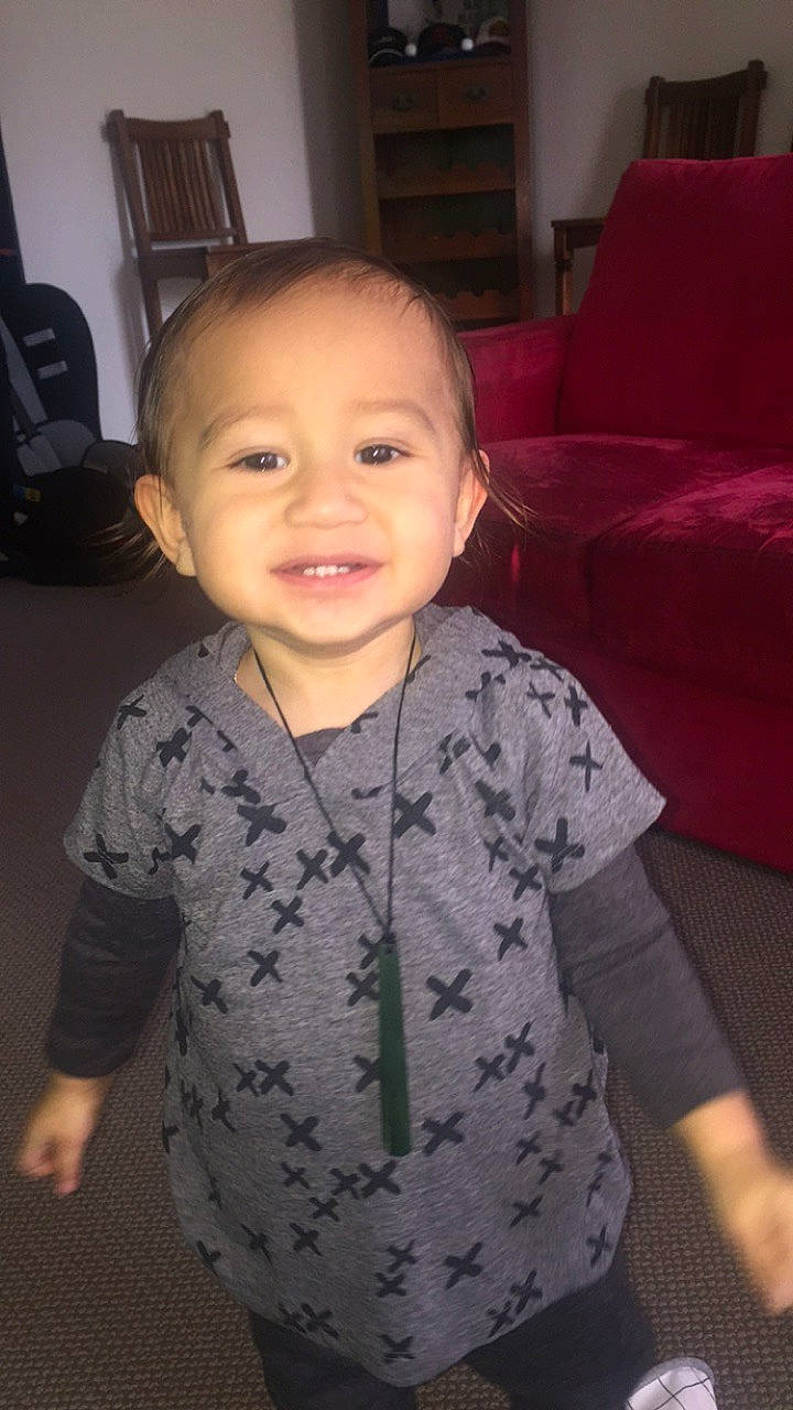 Lamar joined the competition — help win amazing prizes! baby, cheek, child, face, head, joy, person, sitting, skin, smile, standing, t_shirt, toddler