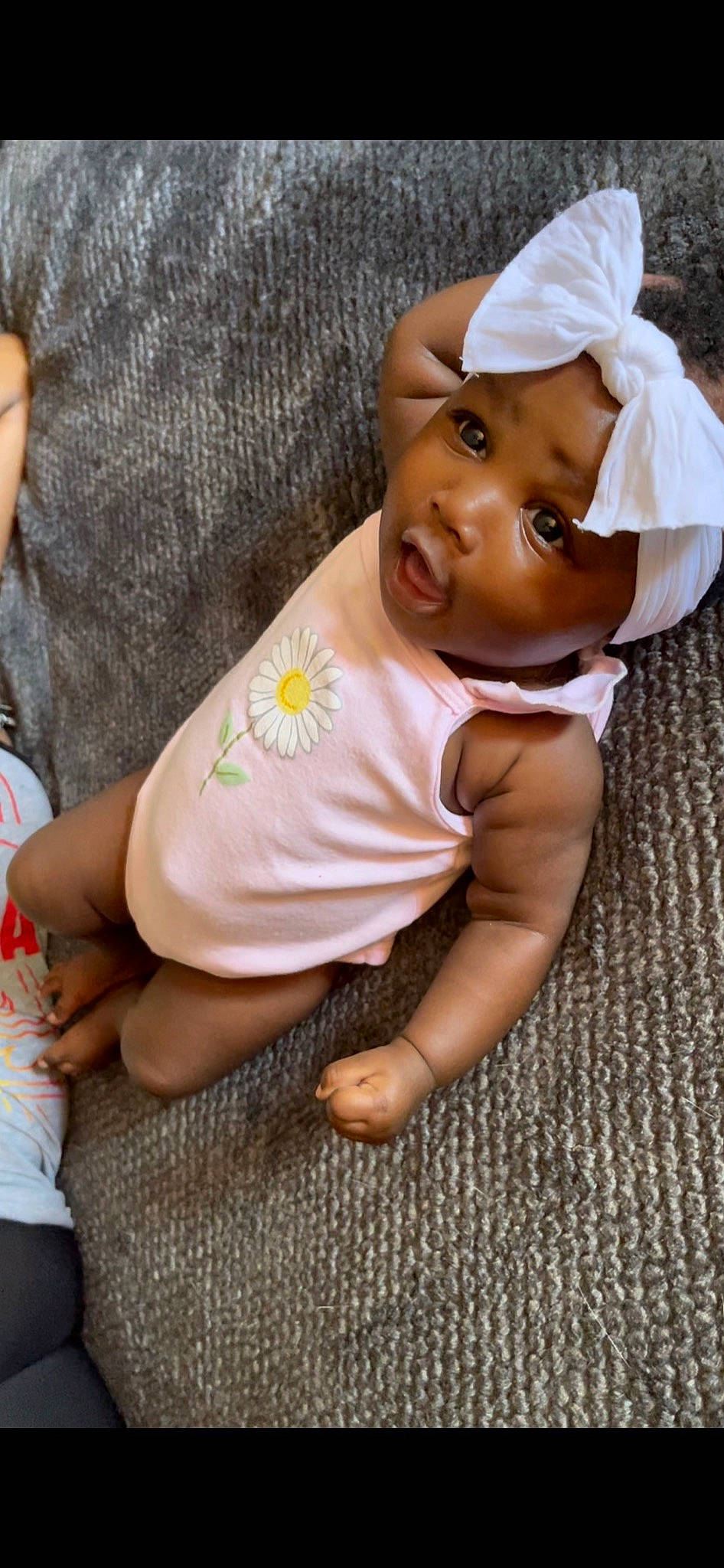 Ta'Miya joined the competition — help win amazing prizes! abdomen, baby, baby_products, baby_toddler_clothing, baseball_cap, cap, doll, elbow, happy, hat, headgear, headwear, linens, person, sitting, skin, sleeve, sun_hat, t_shirt, toddler