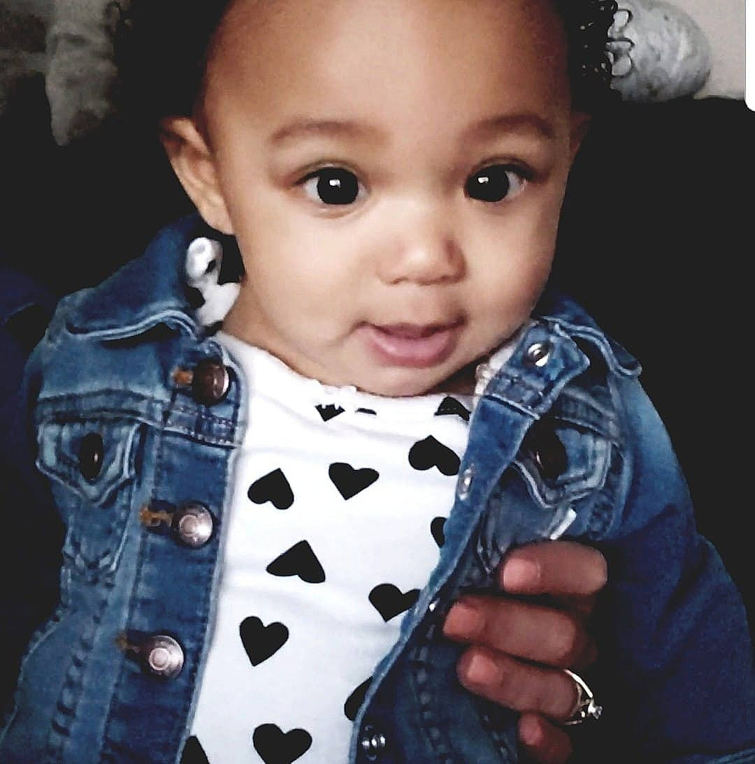 Jules joined the competition — help win amazing prizes! black_hair, cheek, child, child_model, cool, ear, eye, forehead, girl, neck, nose, outerwear, pattern, person, plaid, product, toddler