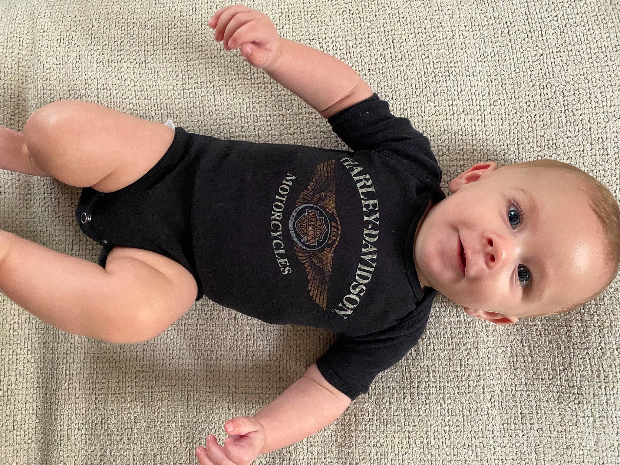 Laine joined the competition — help win amazing prizes! baby, baby_toddler_clothing, comfort, elbow, finger, gesture, hand, human_body, human_leg, joint, knee, leg, outerwear, pattern, person, sleeve, thigh, thumb, toddler, wood