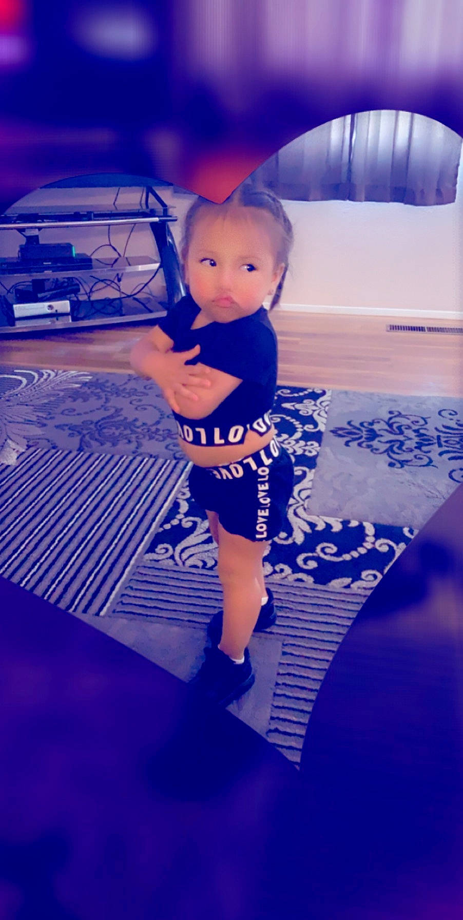 Jaylin joined the competition — help win amazing prizes! blue, child, electric_blue, person, sky, toddler, violet