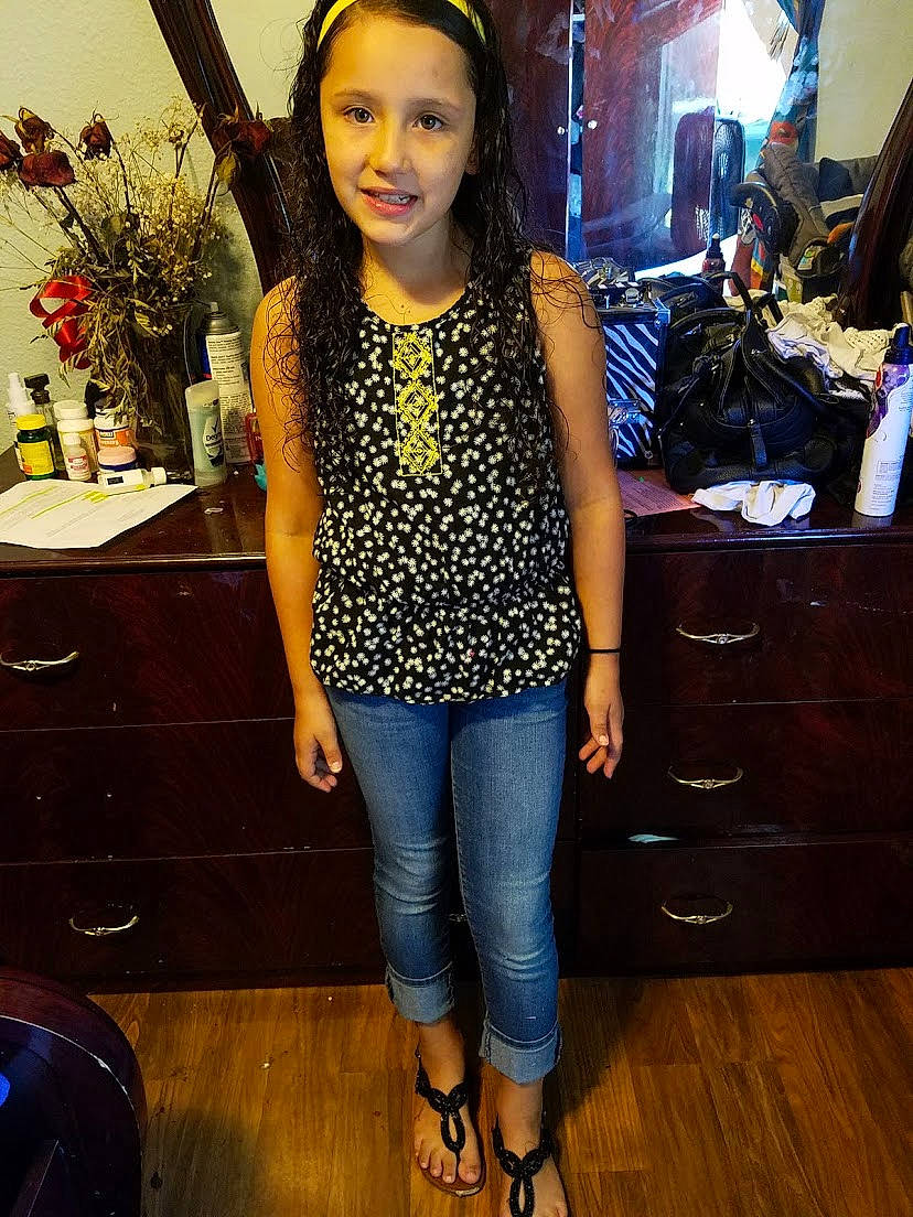 Jasmin joined the competition — help win amazing prizes! beauty, black_hair, clothing, denim, dress, electric_blue, fashion, fashion_accessory, fashion_design, footwear, jeans, joy, leg, long_hair, outerwear, person, shoe, style, t_shirt, textile