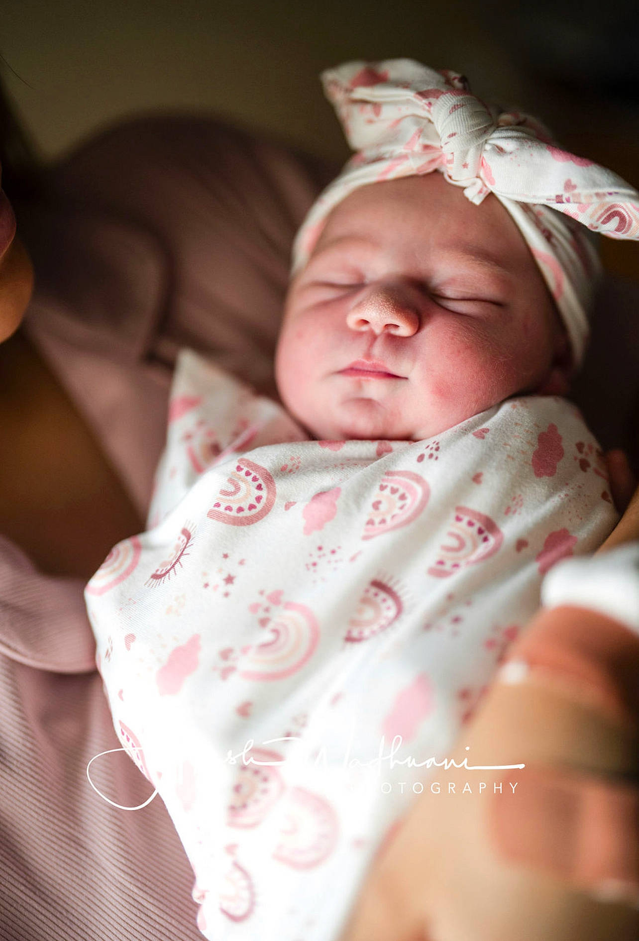 Isabella is registered to the contest to win money with this photo: baby, baby_toddler_clothing, bedtime, cheek, child, chin, comfort, event, eyebrow, eyelash, finger, iris, linens, lip, mouth, nose, person, pink, room, skin