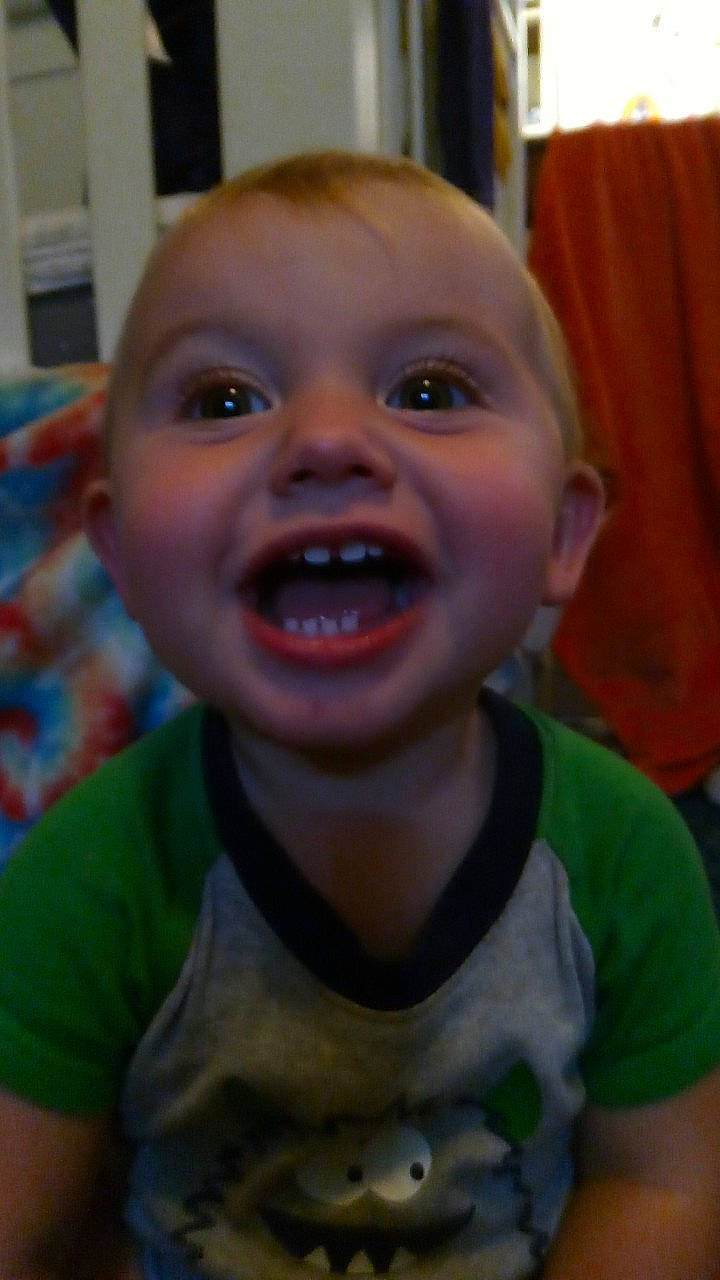 Fox joined the competition — help win amazing prizes! baby, cheek, chin, ear, eyebrow, facial_expression, forehead, fun, happy, iris, jaw, lip, mouth, nose, person, skin, smile, standing, toddler, tongue