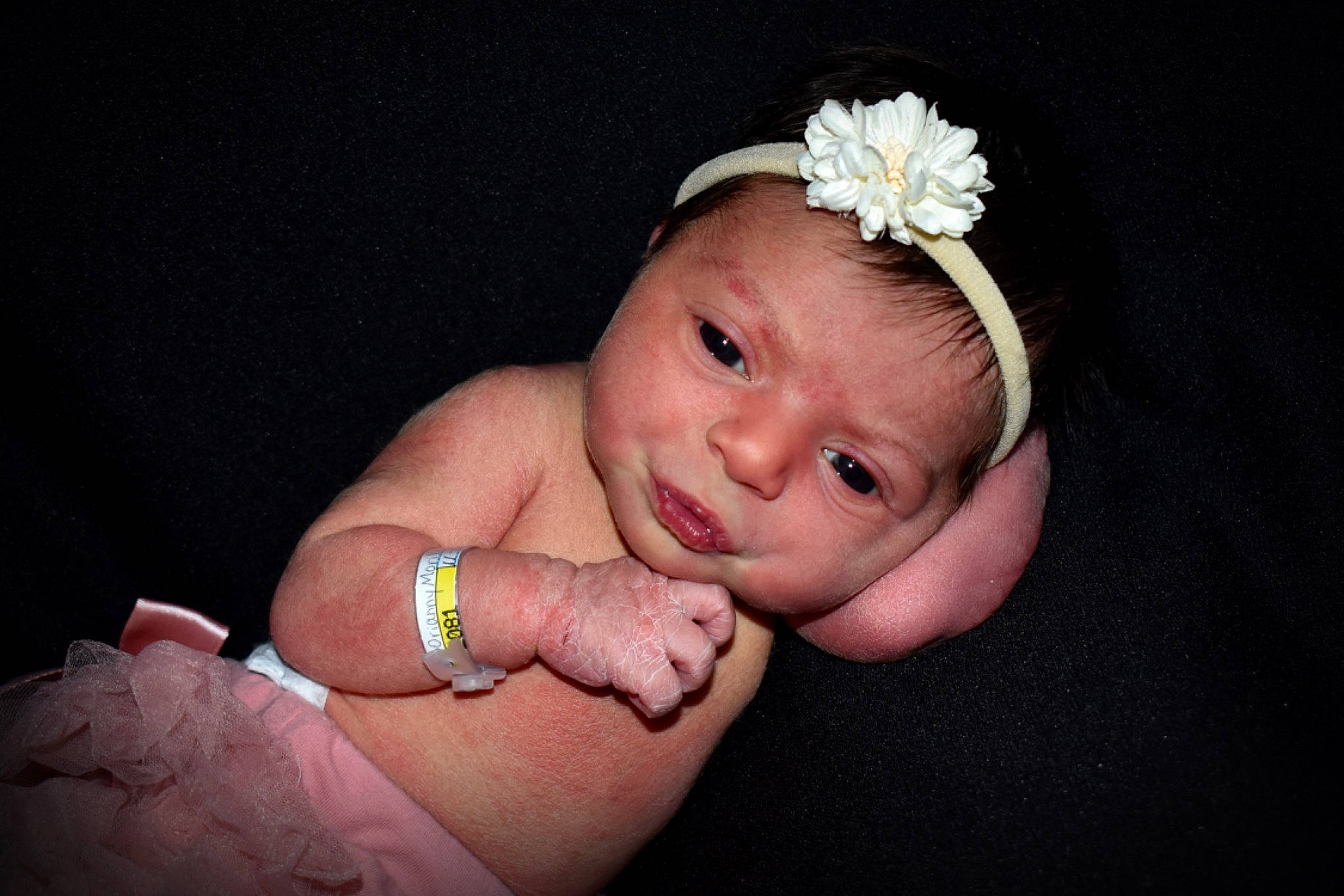 Arianny joined the competition — help win amazing prizes! baby, baby_toddler_clothing, cheek, child, dress, event, eyebrow, finger, flash_photography, gesture, hair, hand, happy, headband, headpiece, jewellery, nail, person, thumb, toddler