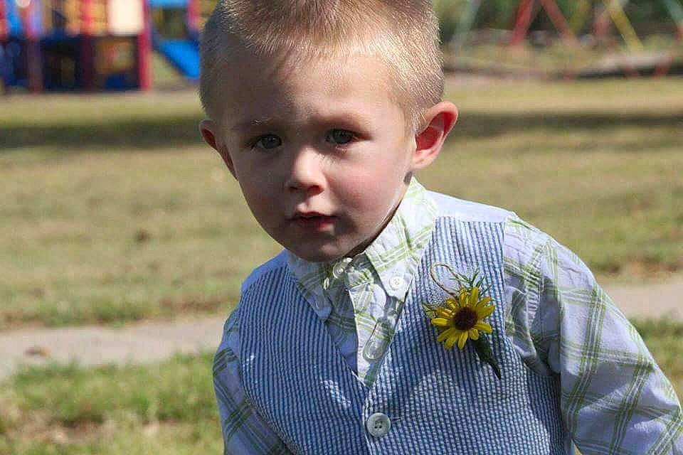 Chase joined the competition — help win amazing prizes! child, grass, male, outerwear, person, plant, toddler