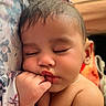 Gurnawab is registered to the contest to win money with this photo: baby, sleeping, child, face, hand, blanket, skin, peaceful, closeup, portrait, infant, cute, rest, indoors, soft, cozy, toddler, expression, comfort, relaxation