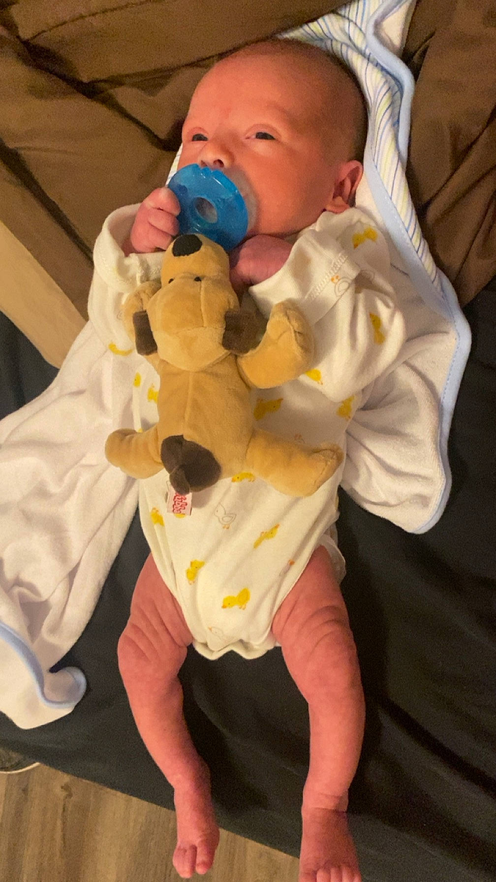 James is registered to the contest to win money with this photo: baby, baby_products, baby_safety, baby_toddler_clothing, cheek, child, comfort, costume, drinkware, finger, fun, head, linens, nose, person, personal_protective_equipment, sitting, sleeve, stuffed_toy, thumb