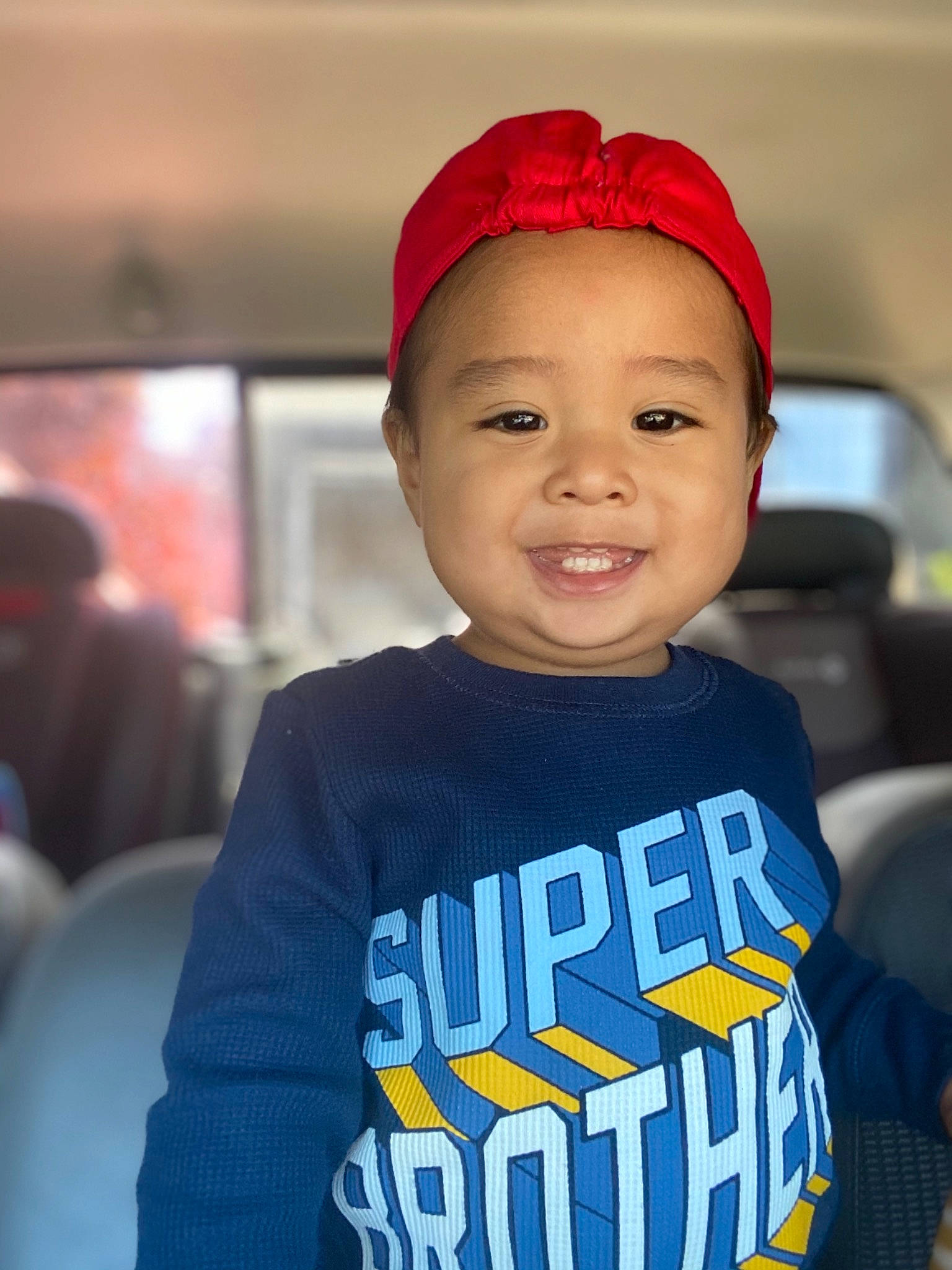 Ezequiel joined the competition — help win amazing prizes! baby, beanie, blue, cheek, child, cool, face, facial_expression, forehead, hair_accessory, happy, head, headgear, joy, people, person, photography, skin, smile, t_shirt