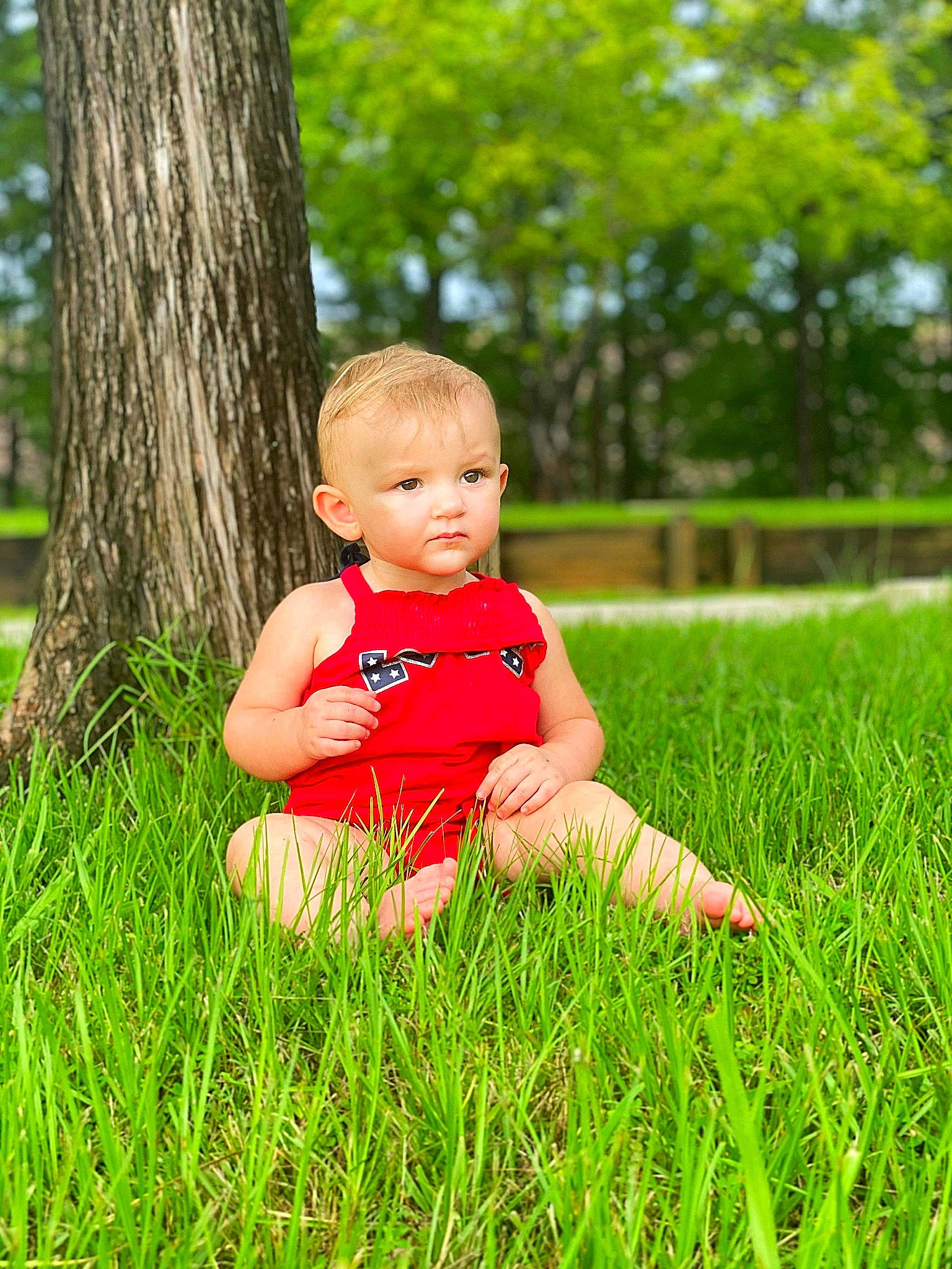Zoey is registered to the contest to win money with this photo: baby, child, fun, grass, grass_family, green, happy, lawn, meadow, people_in_nature, person, photograph, photography, pink, plant, red, sitting, spring, summer, toddler