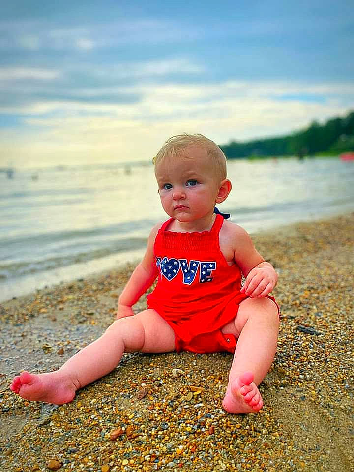 Zoey is registered to the contest to win money with this photo: beach, child, coast, fun, ocean, people_in_nature, person, photograph, photography, play, sand, sea, shore, sitting, smile, summer, toddler, vacation