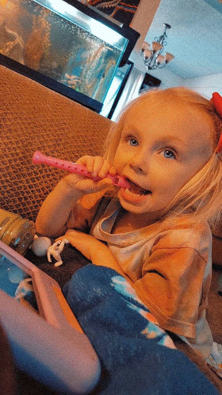 Fiona joined the competition — help win amazing prizes! baby, cheek, chin, eye, finger, fun, happy, head, human_body, iris, lip, mammal, mouth, nose, orange, person, skin, smile, surprise, thumb