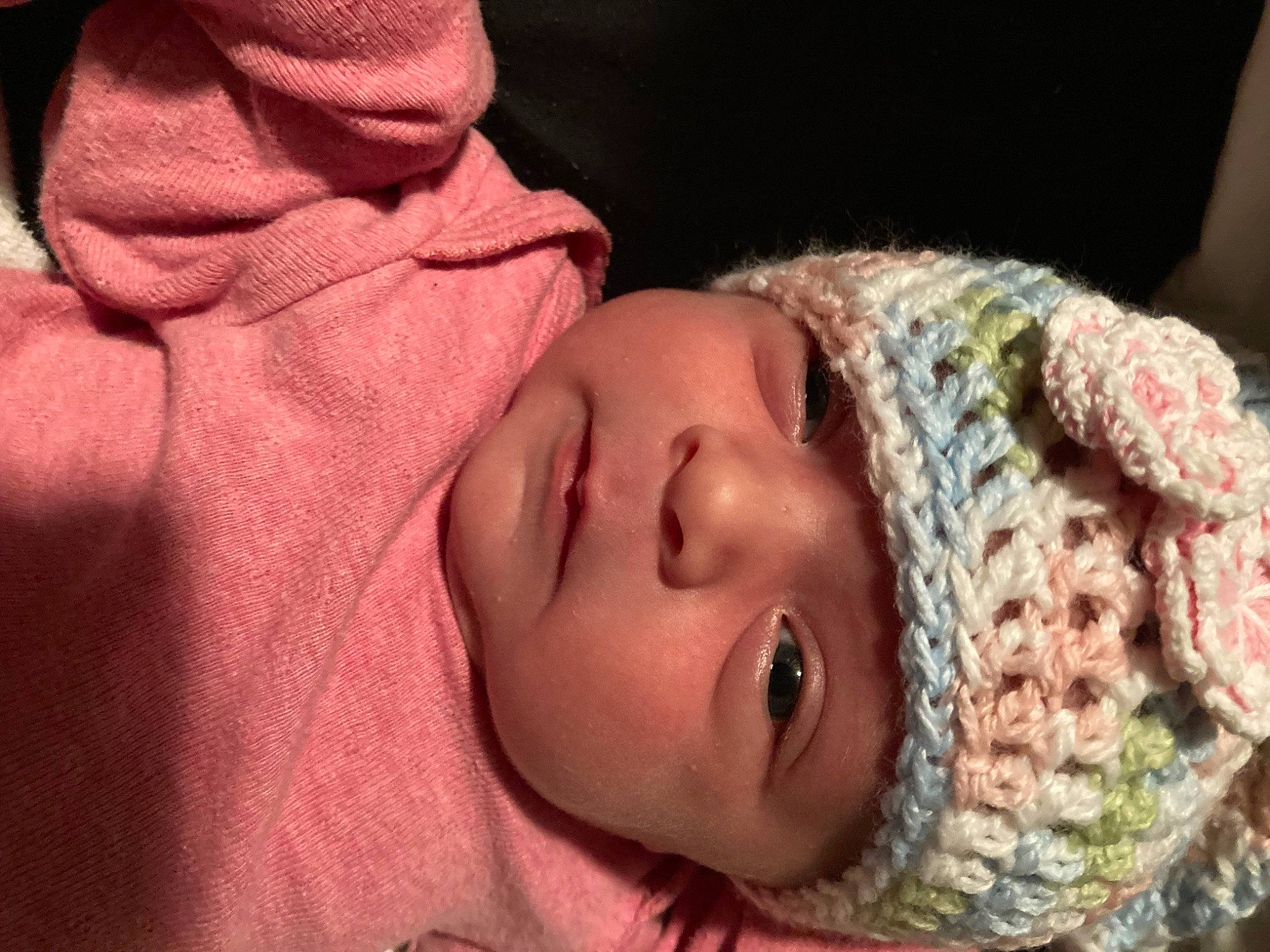 Sapphire Janums joined the competition — help win amazing prizes! baby, baby_toddler_clothing, beauty, cheek, child, comfort, ear, eye, eyelash, face, headgear, headwear, lip, mouth, nose, organ, person, pink, skin, sleeve