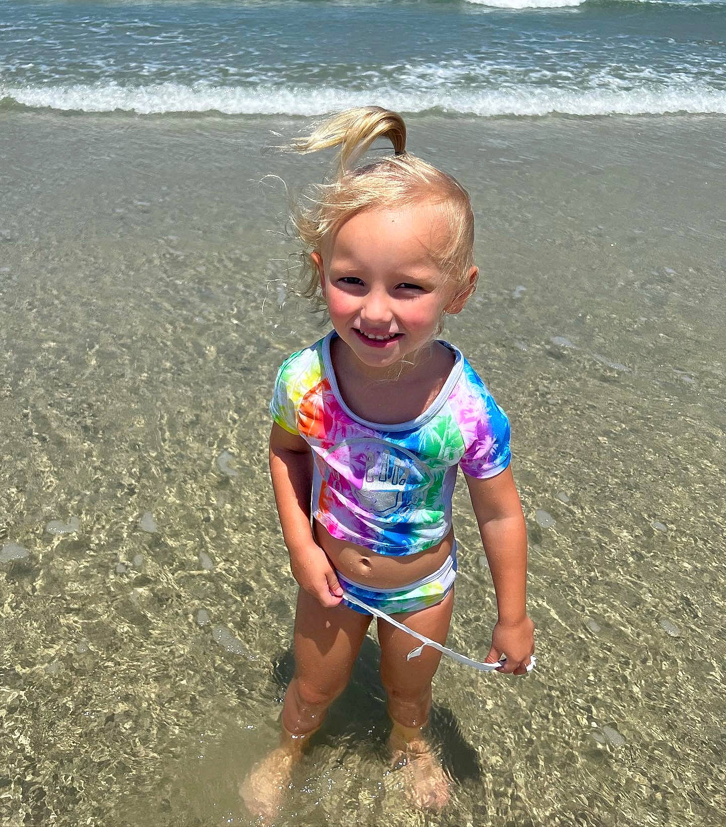 Kyndall joined the competition — help win amazing prizes! beach, child, eye, fun, happy, head, joy, leisure, mammal, people_in_nature, people_on_beach, person, sand, shore, sky, smile, summer, thigh, toddler, vertebrate