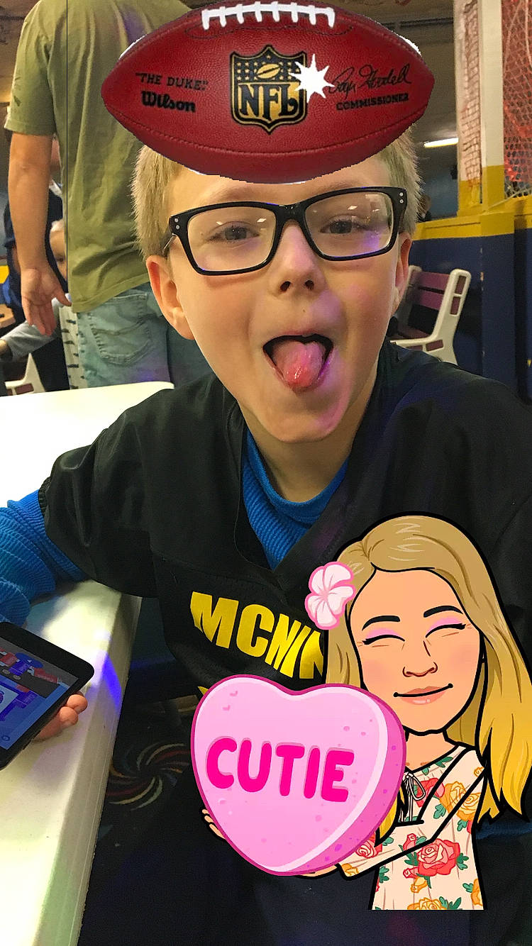 David Jr joined the competition — help win amazing prizes! cartoon, cool, eyewear, fun, glasses, headwear, person, photography, pink, selfie, surprise