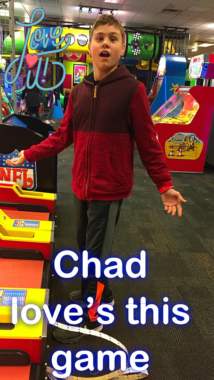 Chad joined the competition — help win amazing prizes! person, surprise