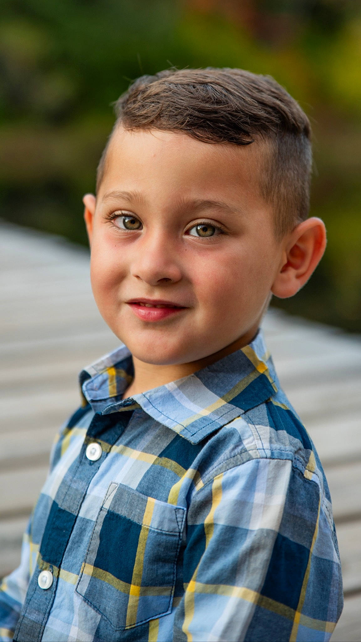 Colt joined the competition — help win amazing prizes! blond, caesar_cut, child, chin, crew_cut, dress_shirt, electric_blue, flash_photography, forehead, fun, grass, happy, joy, pattern, person, plaid, portrait_photography, sleeve, smile, t_shirt