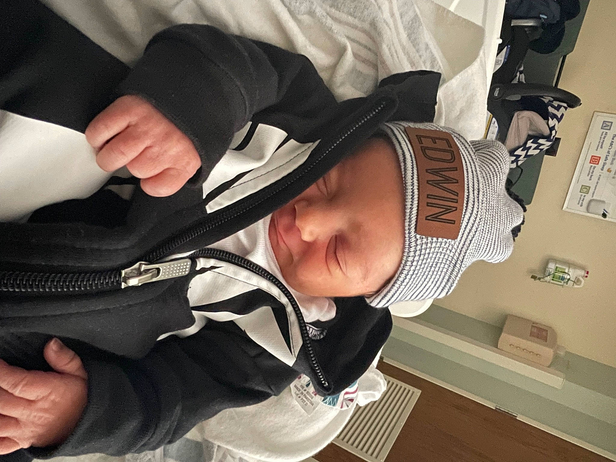 Edwin joined the competition — help win amazing prizes! arm, baby, child, clothing, comfort, elbow, eyewear, finger, fun, gesture, hand, hat, headwear, knee, nail, person, sitting, sleeve, smile, thumb