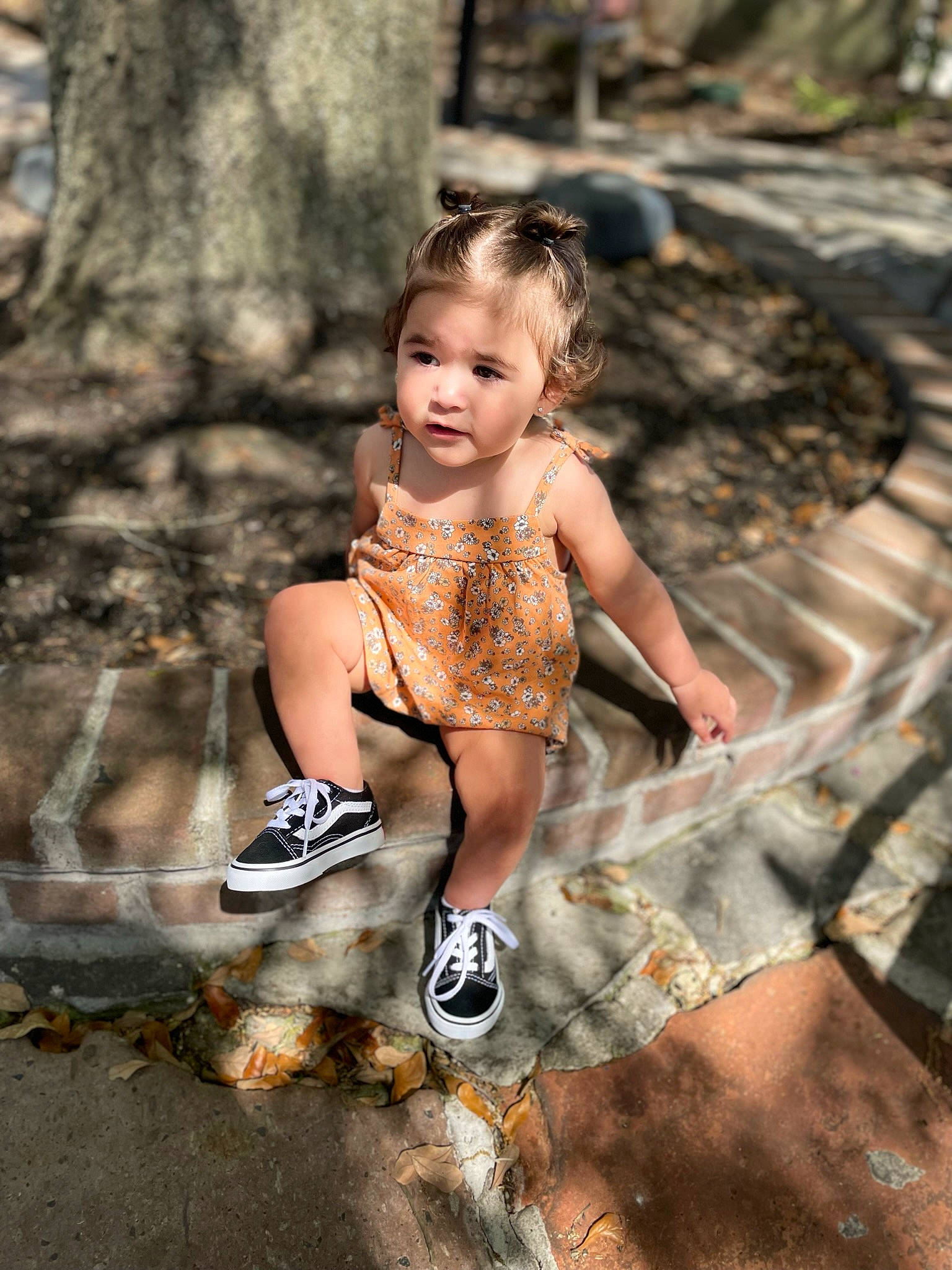 Kaci joined the competition — help win amazing prizes! adaptation, beauty, fawn, flash_photography, footwear, fun, grass, happy, head, human_leg, leaf, leg, leisure, people_in_nature, person, plant, sunglasses, sunlight, toddler, trunk
