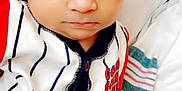 Jackson joined the competition — help win amazing prizes! newborn, baby, sleeping, onesie, clothing, striped, red, white, blue, blanket, infant, peaceful, cute, closeup, portrait, child, soft, indoors, resting, face