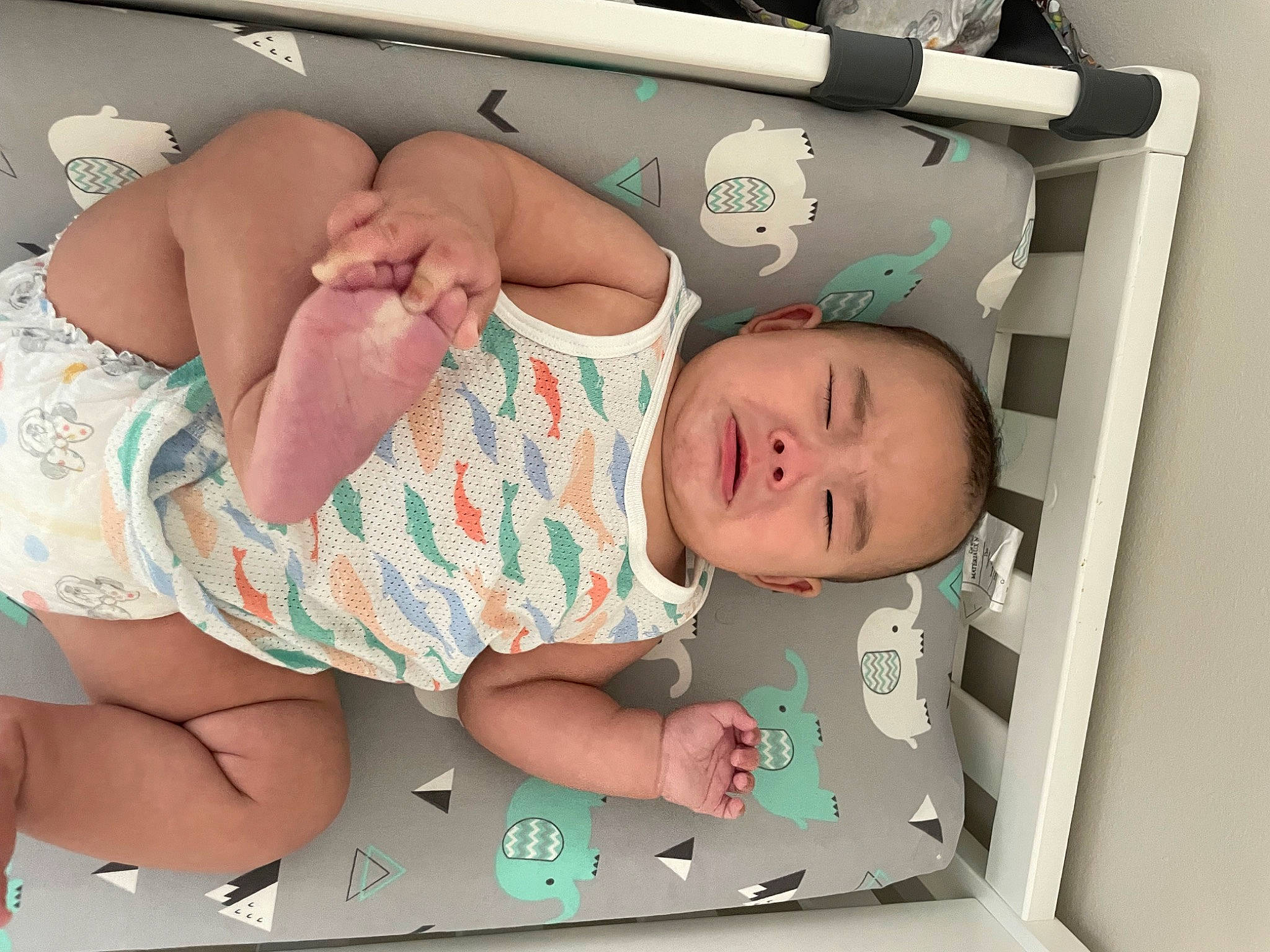 Jesse joined the competition — help win amazing prizes! abdomen, baby, baby_products, baby_safety, baby_sleeping, baby_toddler_clothing, bed, bedtime, child, comfort, diaper, finger, health_care, infant_bed, linens, person, product, room, skin, sorrow