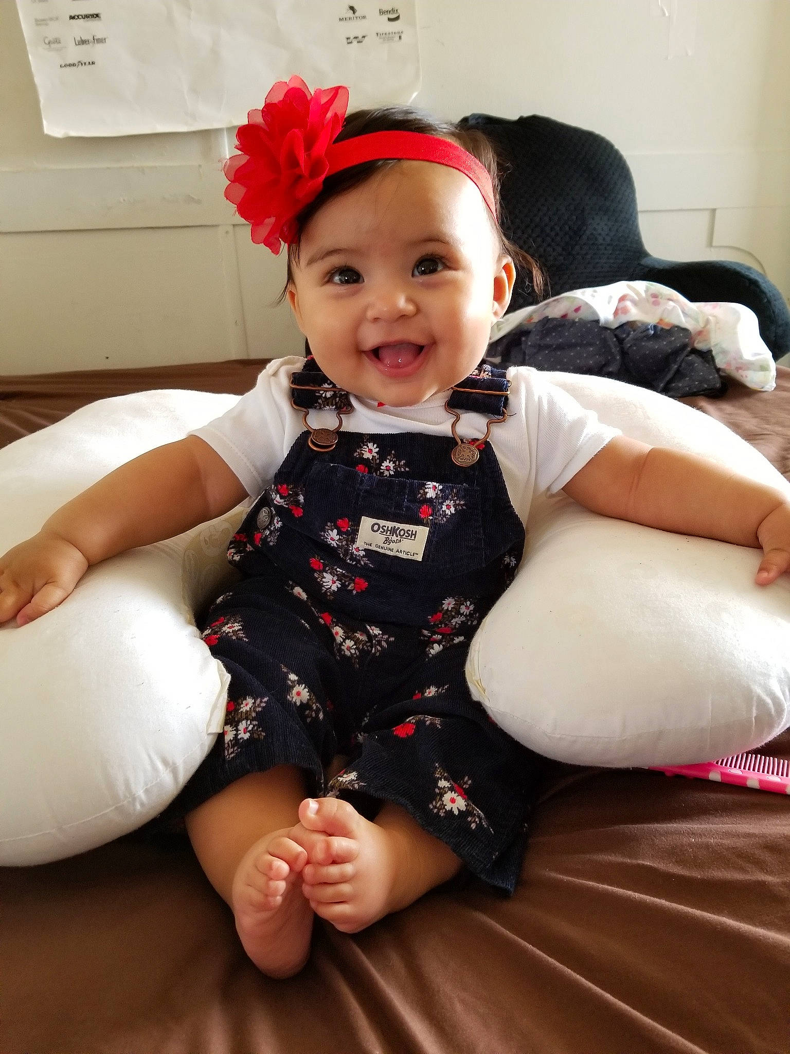 Alina joined the competition — help win amazing prizes! baby, baby_bloomers, baby_toddler_clothing, child, child_model, clothing, costume, dress, fashion_accessory, hair_accessory, happy, headband, headgear, headpiece, leg, person, sitting, sleeve, smile, toddler