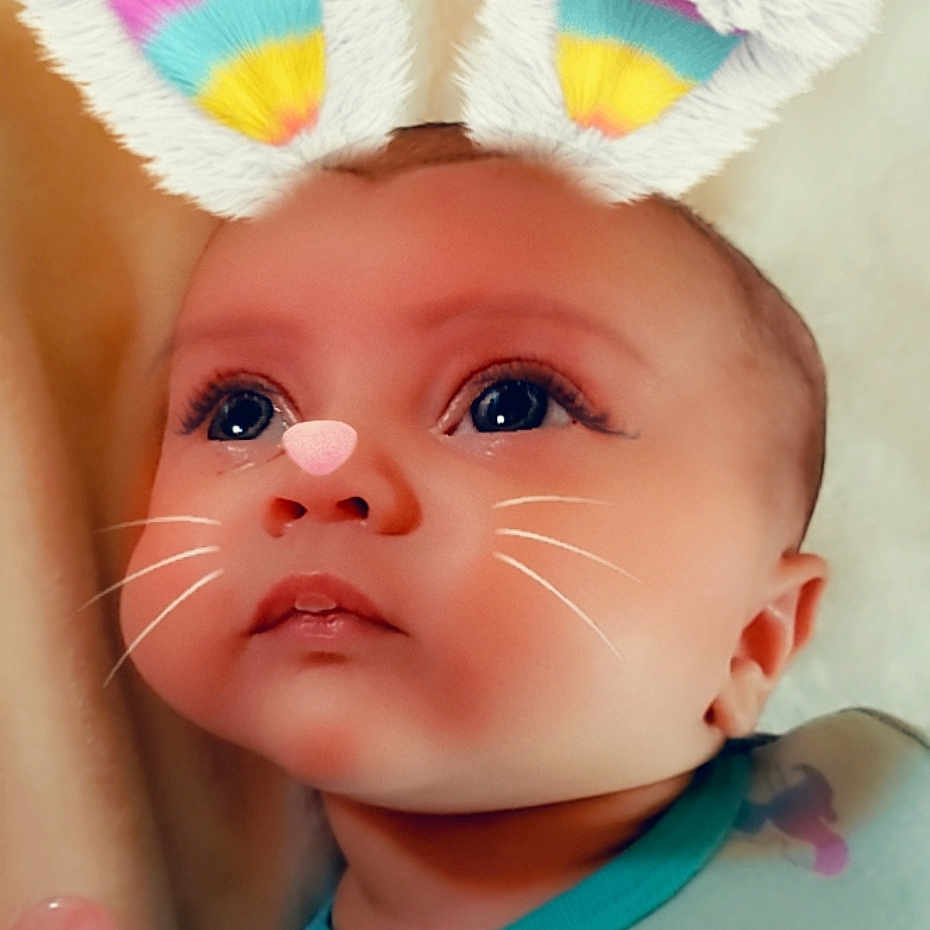 Waverly joined the competition — help win amazing prizes! baby, cheek, child, ear, eye, eyebrow, eyelash, face, forehead, head, headgear, iris, lip, nose, person, pink, skin, toddler