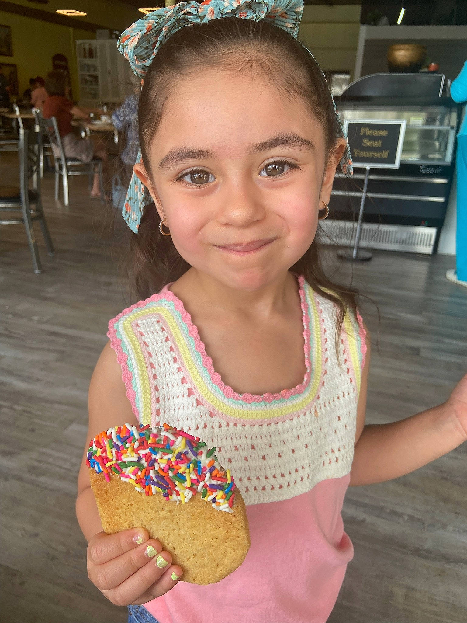 Camella joined the competition — help win amazing prizes! baked_goods, beauty, child, cuisine, event, fashion_accessory, finger_food, food, fun, hairstyle, happy, headband, headpiece, jewellery, joy, junk_food, kitchen_appliance, necklace, person, smile