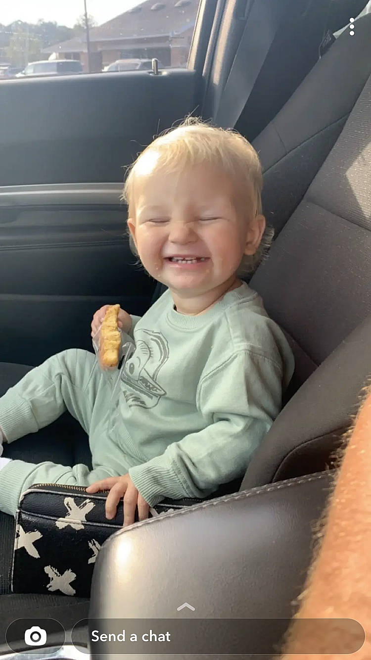 Cassidy joined the competition — help win amazing prizes! auto_part, automotive_design, automotive_exterior, baby, baby_toddler_clothing, car_seat, car_seat_cover, cheek, child, comfort, family_car, fun, hairstyle, joy, lap, person, sitting, skin, smile, thumb