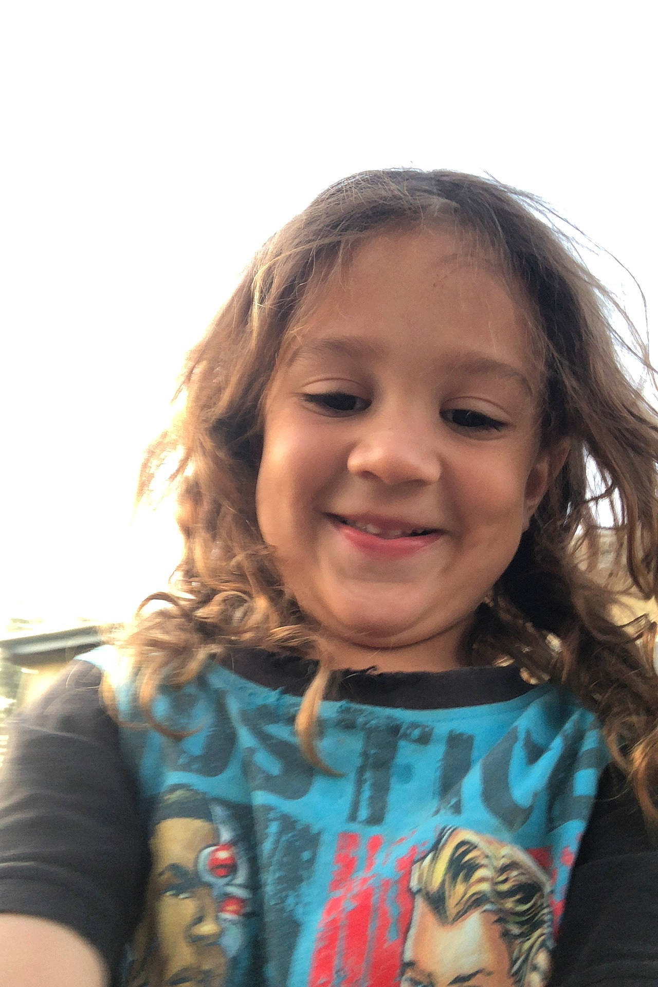 Isabella is registered to the contest to win money with this photo: eye, eyebrow, flash_photography, fun, gesture, grass, happy, head, iris, joy, leisure, lip, long_hair, mouth, nose, person, skin, sky, sleeve, smile