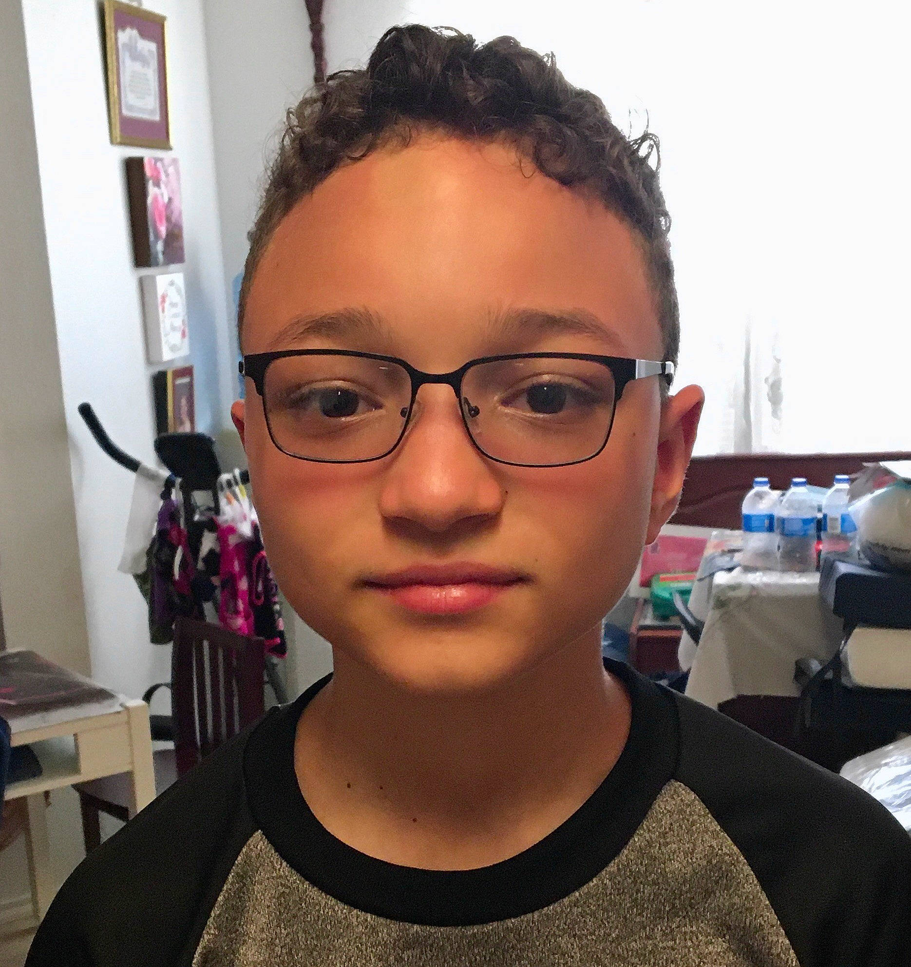 Julio joined the competition — help win amazing prizes! audio_equipment, black_hair, cheek, ear, electronic_device, eyebrow, eyelash, eyewear, facial_hair, forehead, fun, gadget, glasses, hair_coloring, houseplant, jaw, person, personal_protective_equipment, selfie, t_shirt