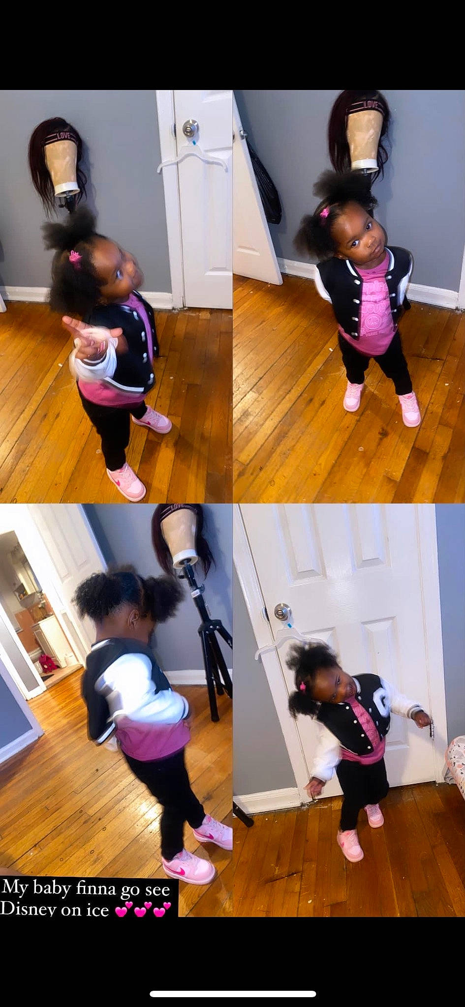 Lyric is registered to the contest to win money with this photo: arm, black, floor, flooring, joint, knee, leg, muscle, neck, person, photograph, purple, shoe, shorts, shoulder, sleeve, standing, thigh, white, wood