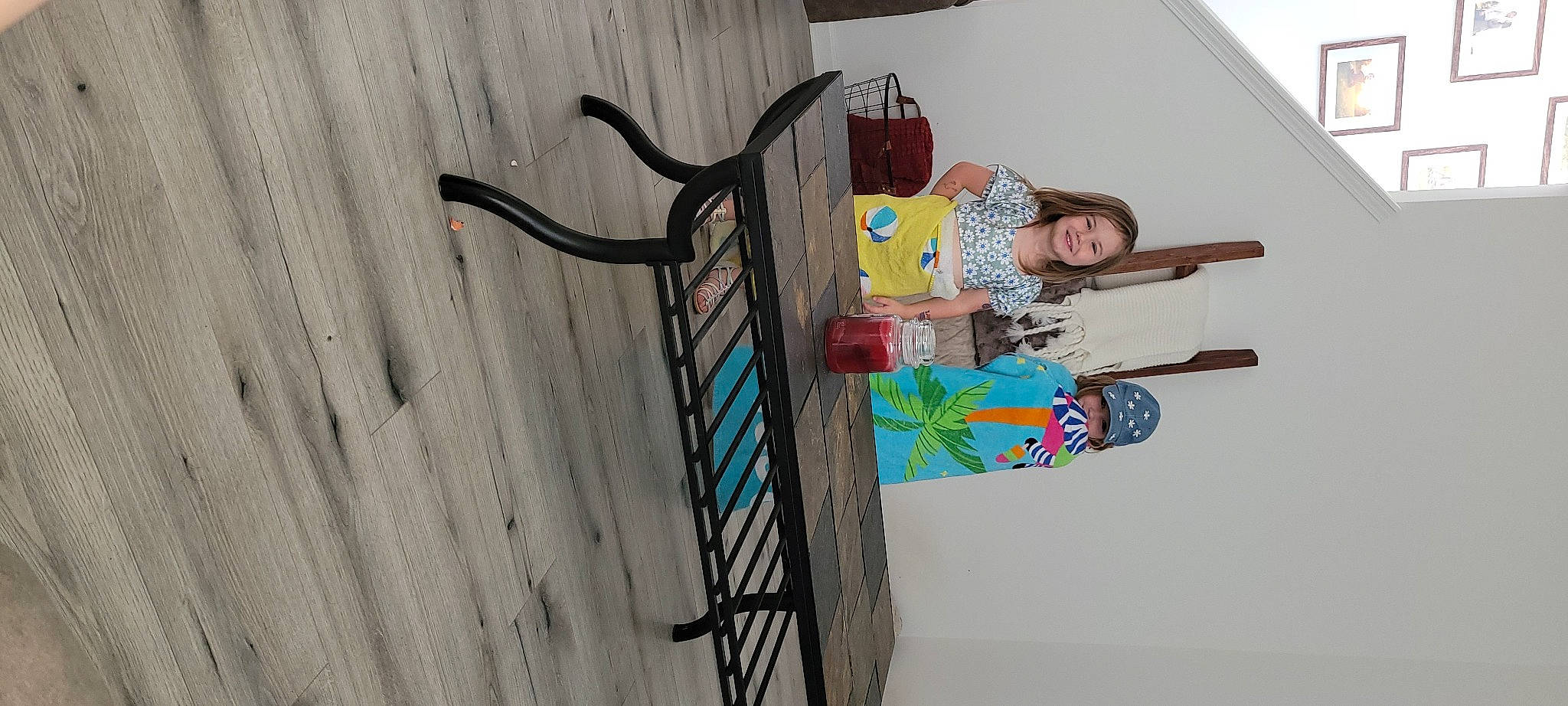 Gracelyn joined the competition — help win amazing prizes! art, cable, electrical_supply, electrical_wiring, facade, flooring, handrail, hardwood, headwear, joy, machine, metal, person, room, shelving, stairs, visual_arts, wire, wood