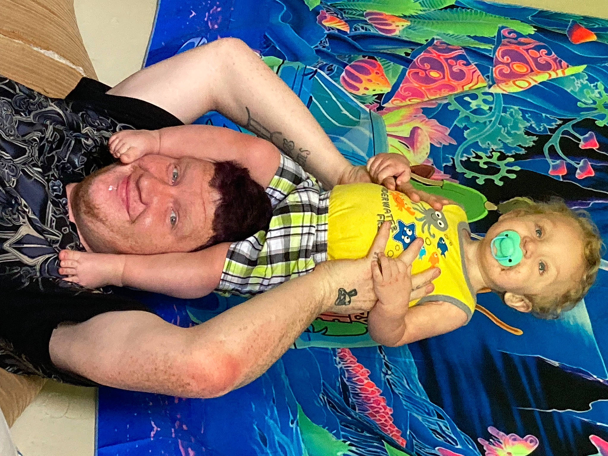 Tayshawn is registered to the contest to win money with this photo: abdomen, art, baby_toddler_clothing, chest, child, cool, elbow, event, friendship, fun, happy, joy, leisure, pattern, person, summer, t_shirt, thigh, toddler, tree