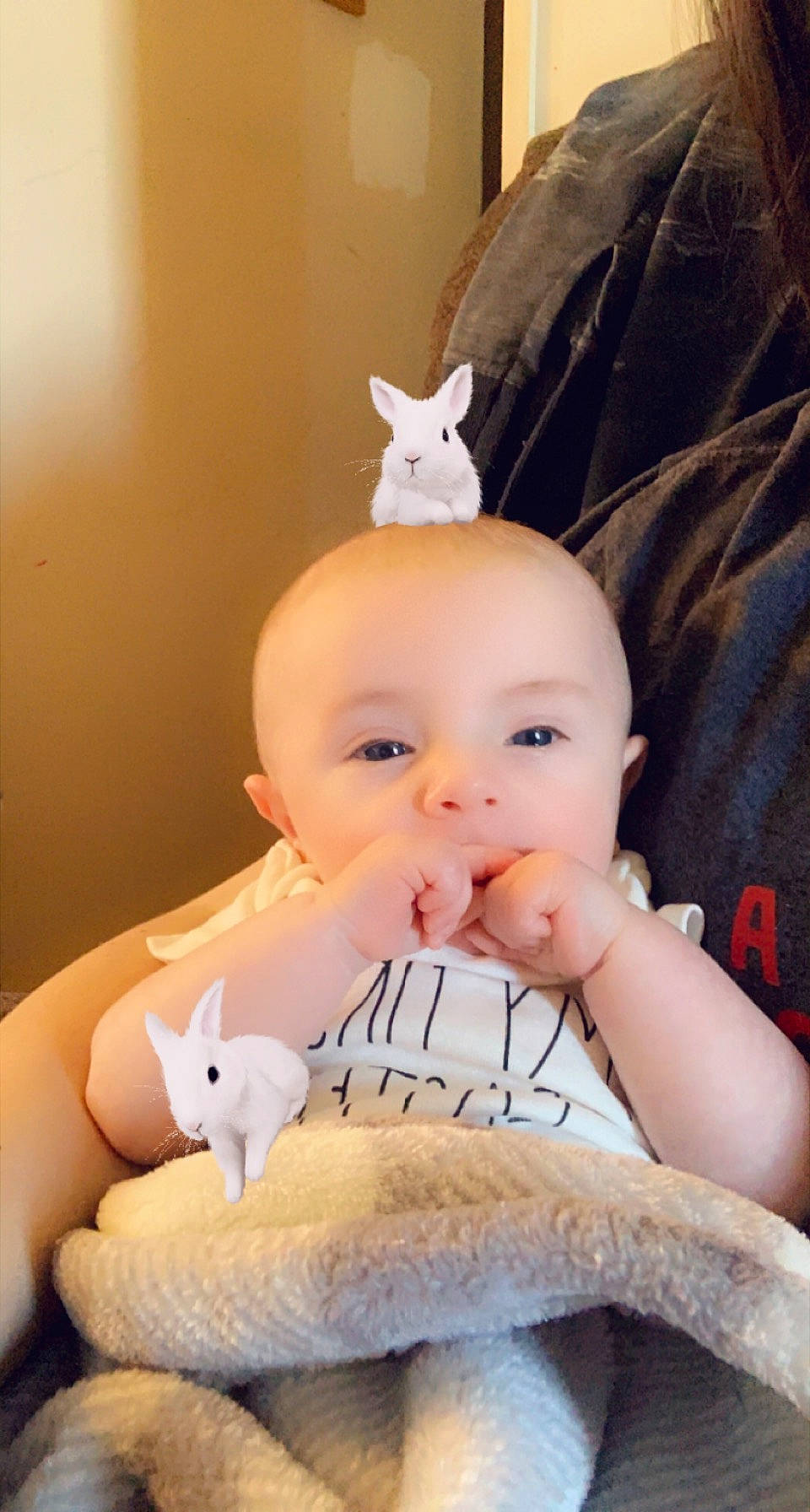 Tanner is registered to the contest to win money with this photo: baby, baby_toddler_clothing, cheek, eyelash, finger, hand, happy, headgear, human_body, lip, nail, nose, person, pink, plush, skin, textile, thumb, toddler, toy