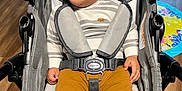 Landon is registered to the contest to win money with this photo: baby, baby_boy, baby_girl, bear_slippers, casual_wear, child, cozy_clothing, curly_hair, cute, happy, indoor, infant, playmat, portrait, real_photo, seated, smiling, strapped_in, stroller, wooden_floor