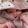 animal_design, baby, background, building, child, clothing, cute, expression, eyes, face, fluffy, hands, hood, outdoor, portrait, skin, snug, soft, towel, warmth
