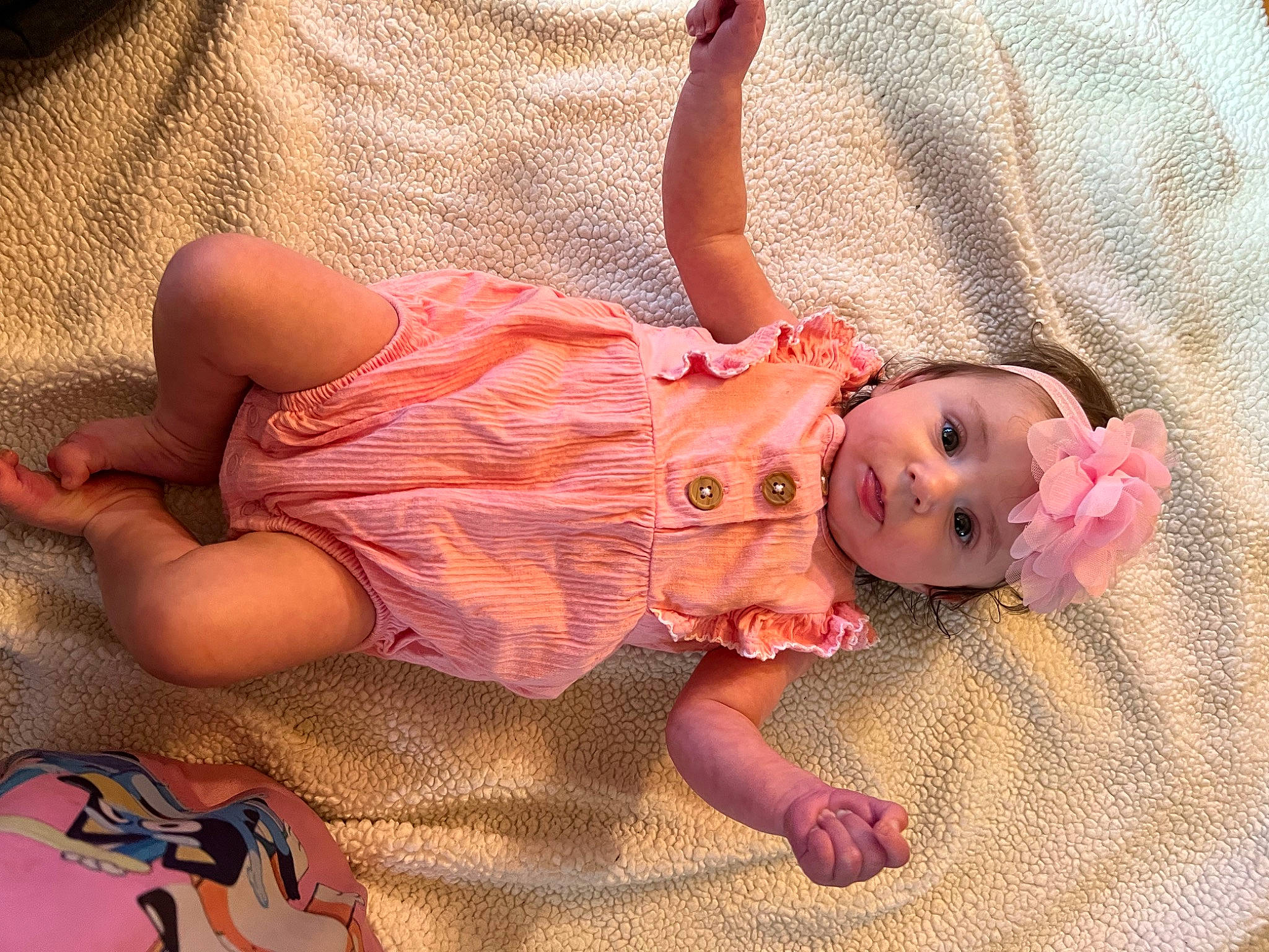 Kayleigh joined the competition — help win amazing prizes! arm, baby, baby_toddler_clothing, cheek, eye, face, facial_expression, hand, head, headwear, human, human_body, joint, leg, lip, mammal, mouth, person, pink, skin